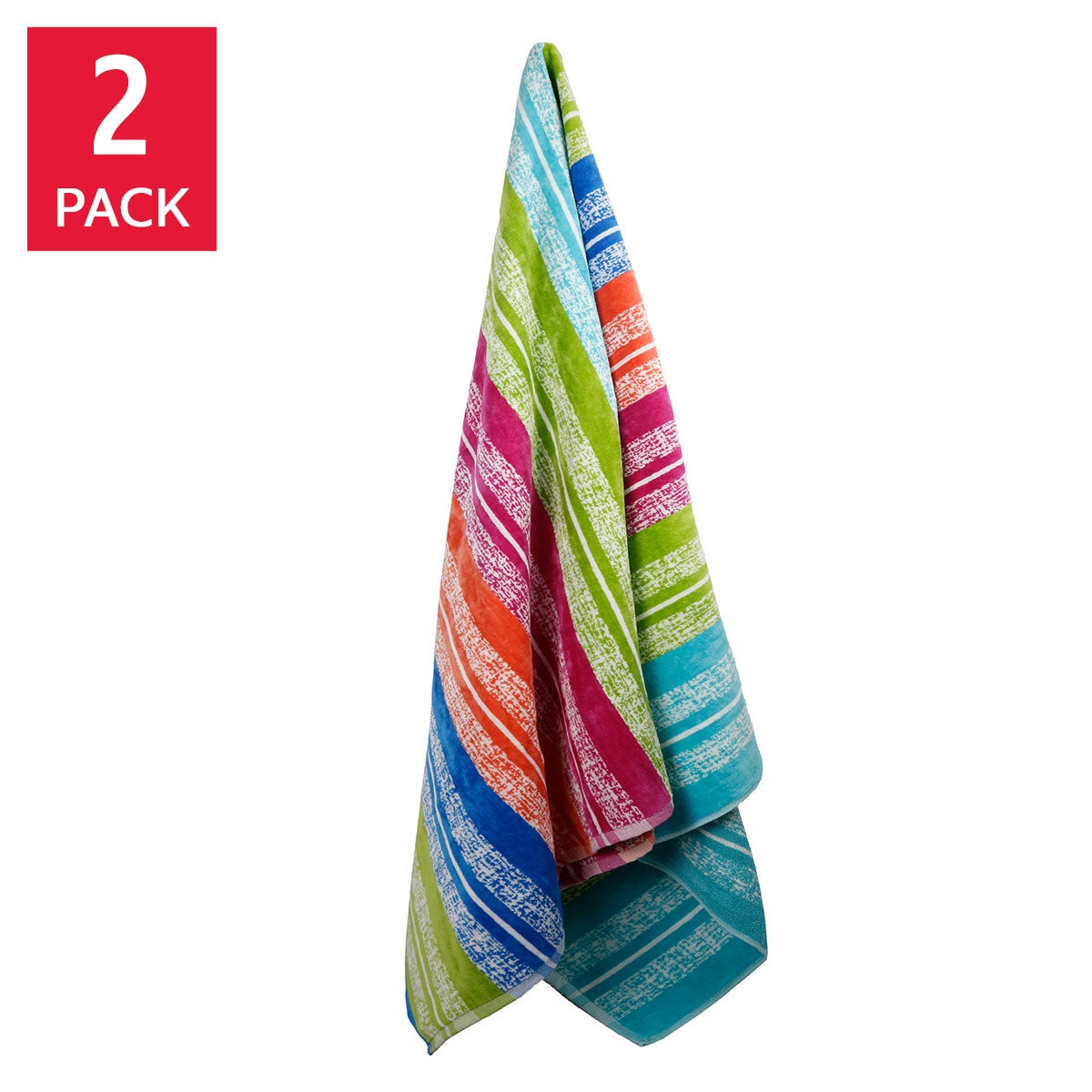 Trident Beach Towel, 2-pack