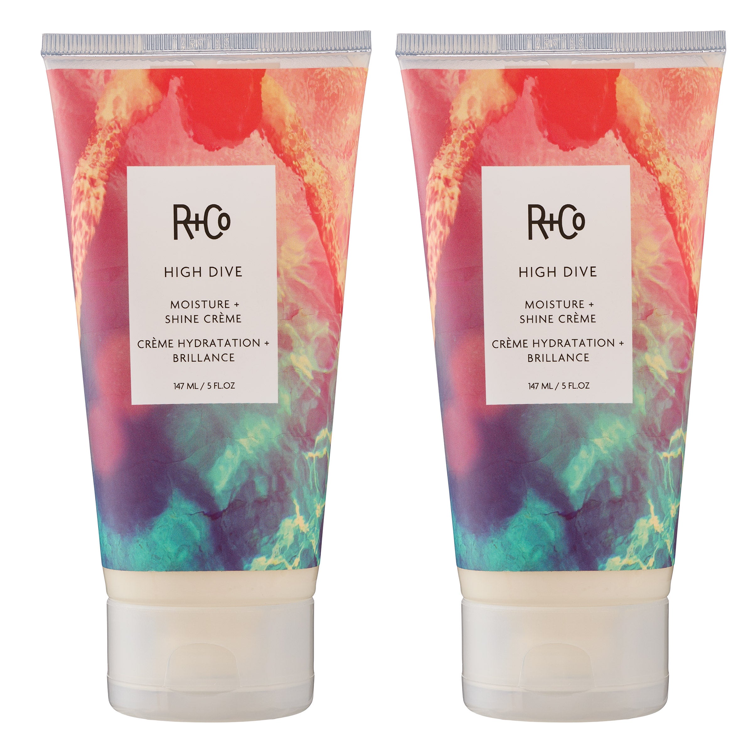 R+Co High Dive Moisture + Shine Creme, 5 fl oz, 2-pack