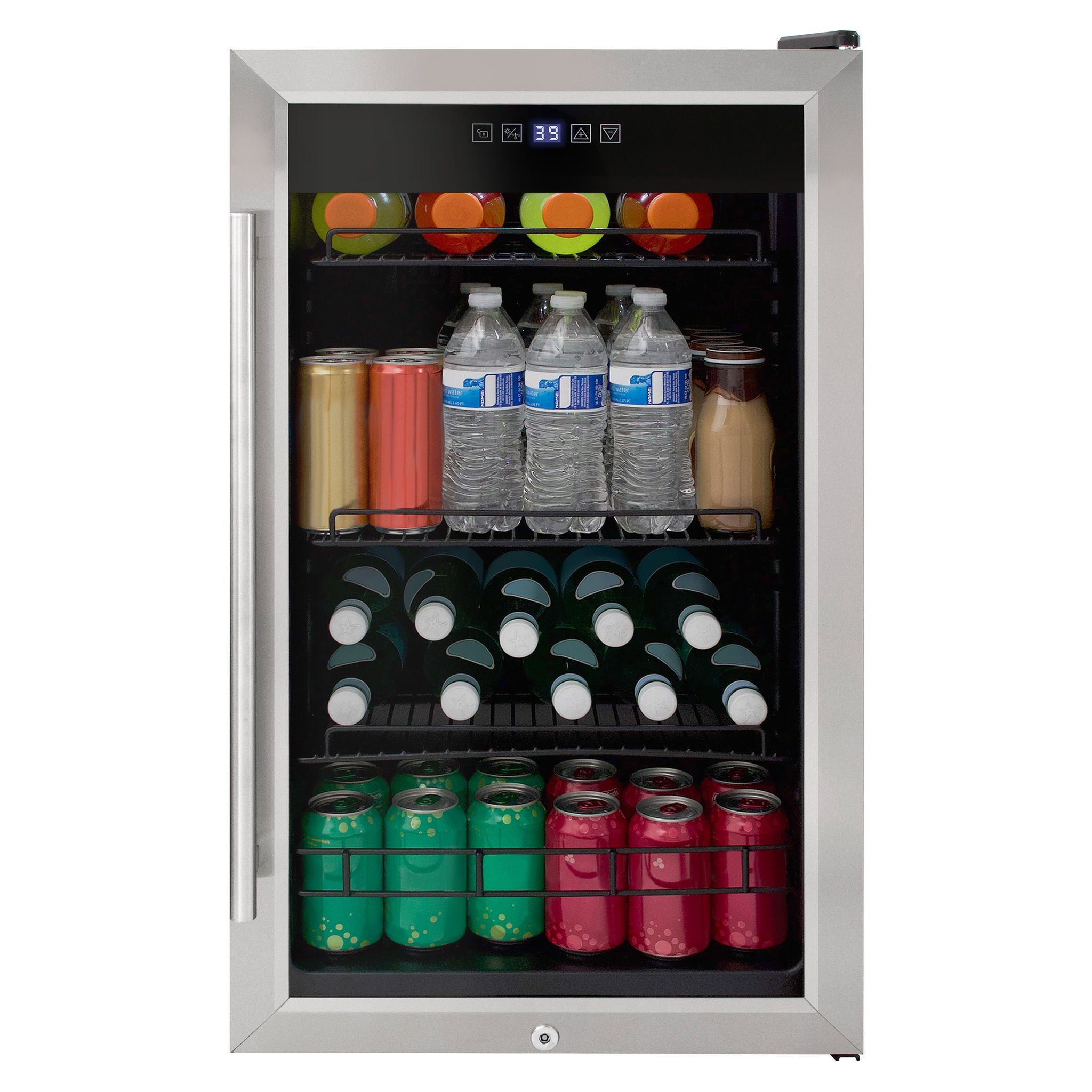 Vinotemp Free-Standing Single-Zone 108-Can Beverage Center
