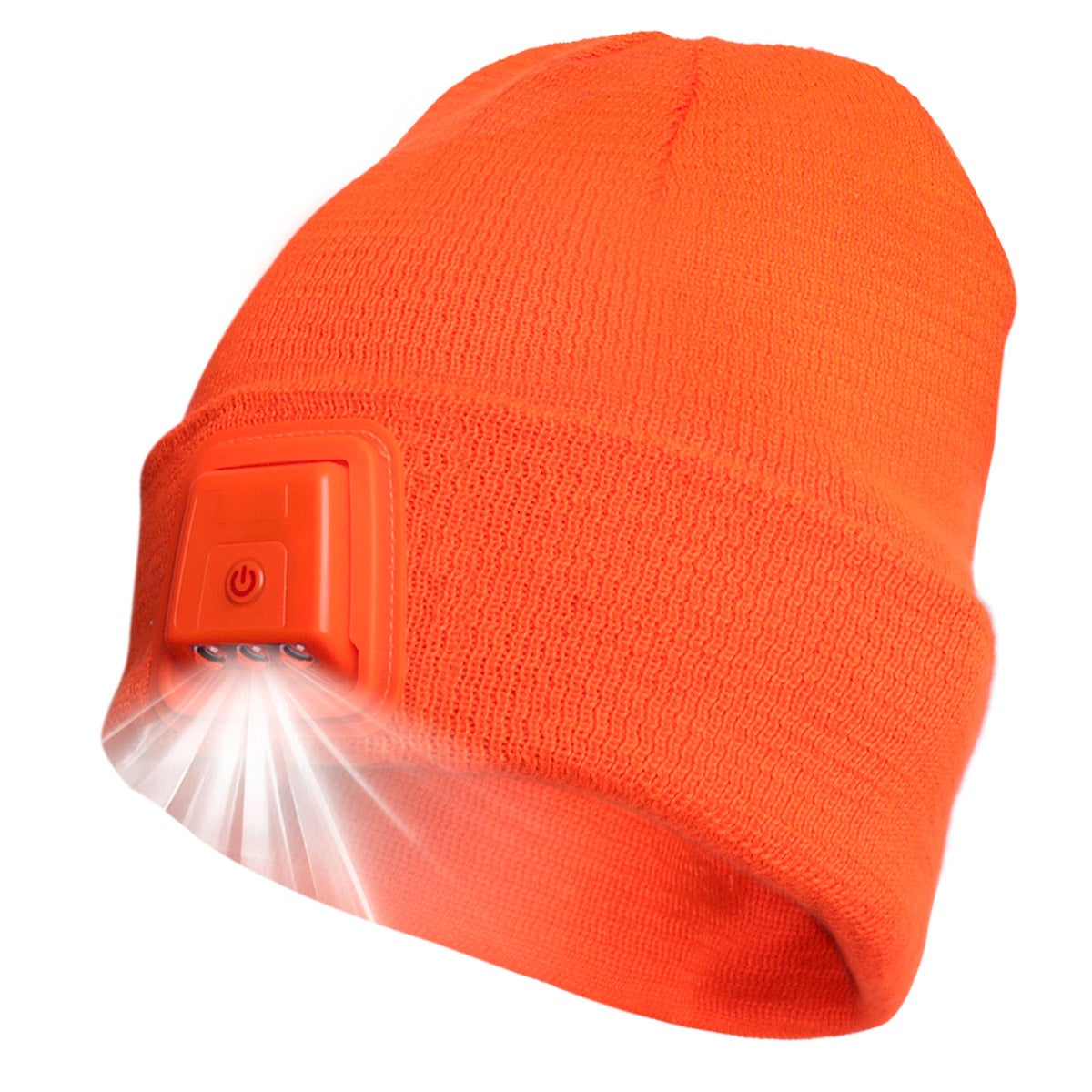 Mobile Warming Heated Beanie with LED Light