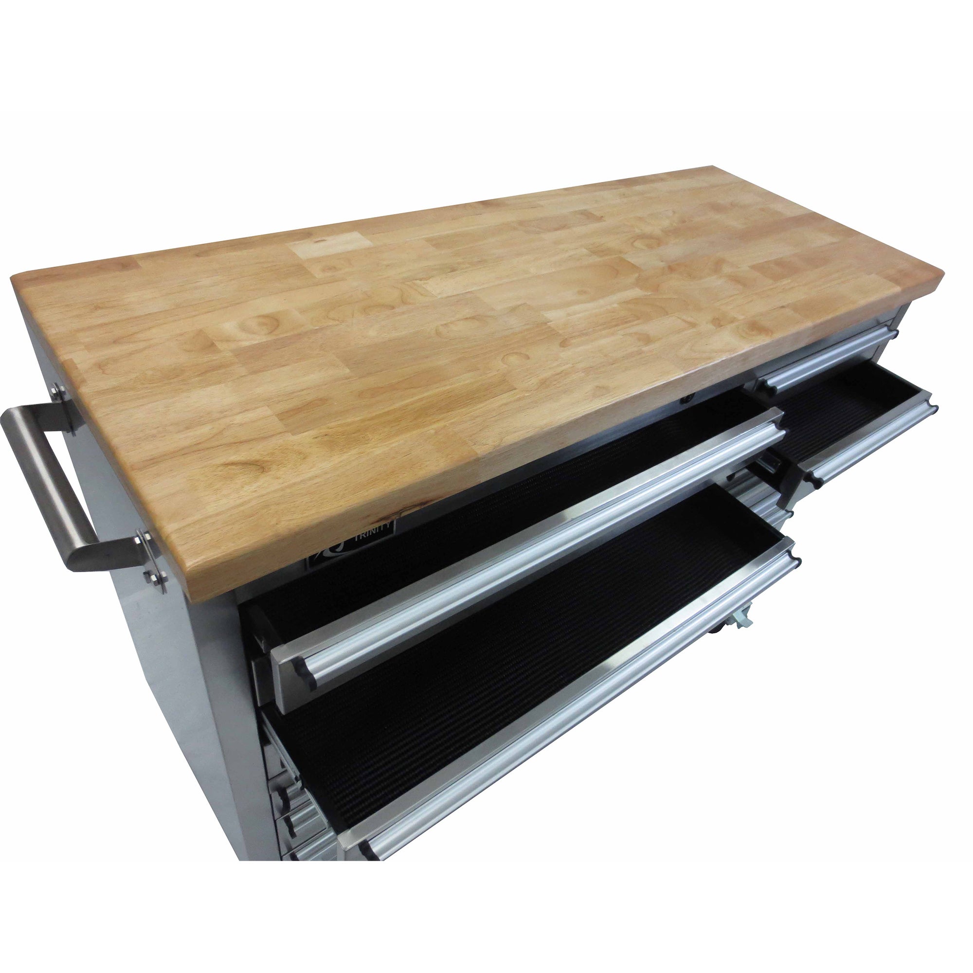 TRINITY 48" Stainless Steel Rolling Workbench