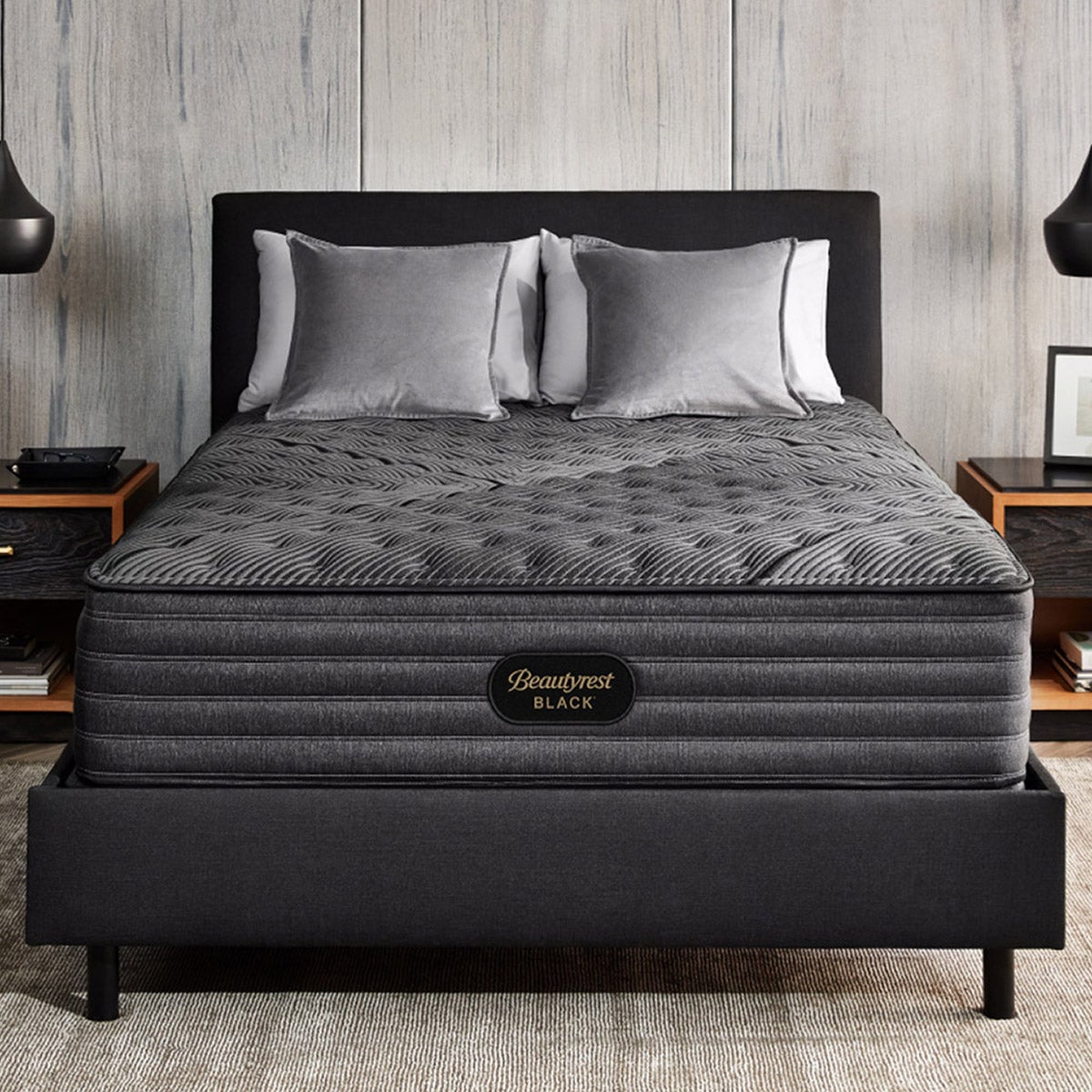Beautyrest Black Quilted L-Class 13.75" Firm Mattress