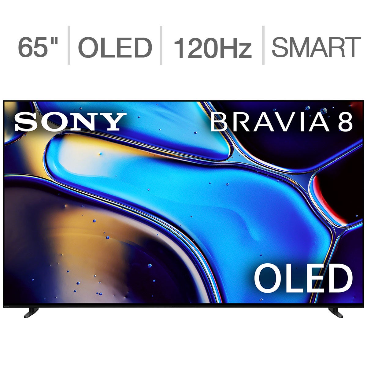 Sony 65" Class - BRAVIA 8 OLED Series - 4K Smart TV - Allstate 3-Year Protection Plan Bundle Included for 5 Years of Total Coverage*