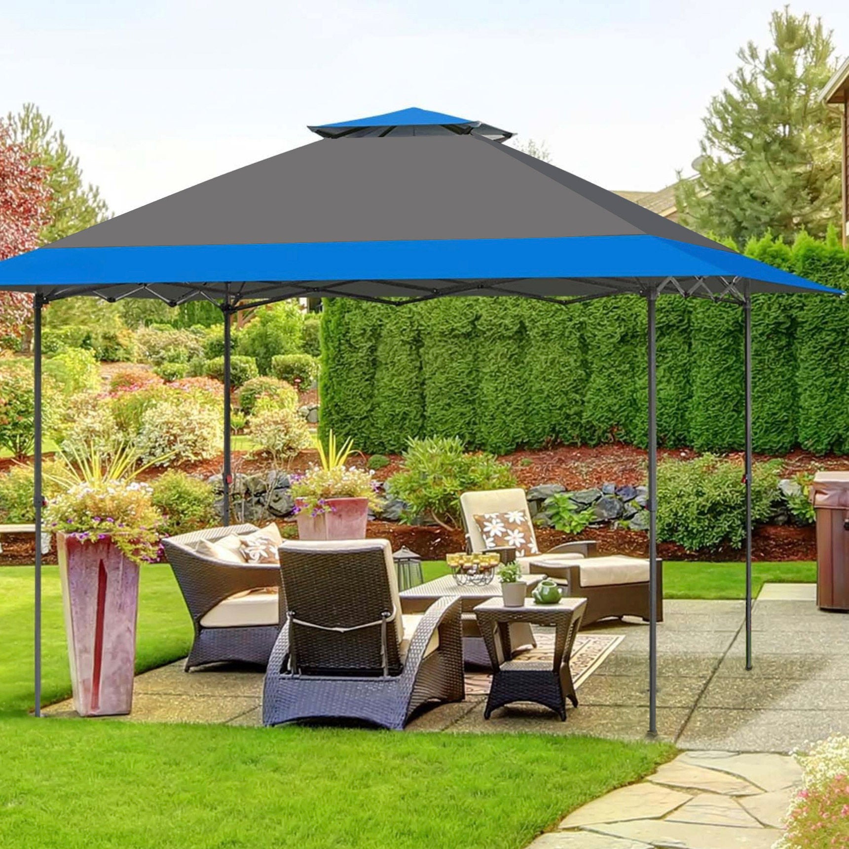 POPUP-SHADE 13'x13' Instant Canopy with Wheel-bag