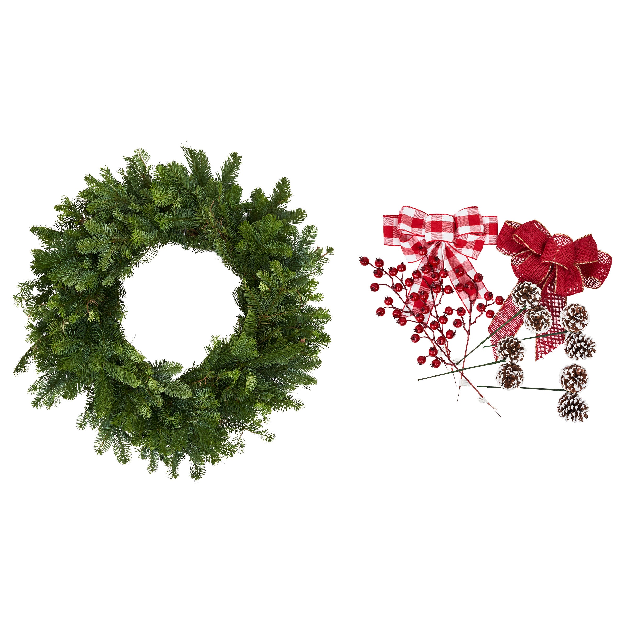 DIY Fresh Wreaths 2-Pack