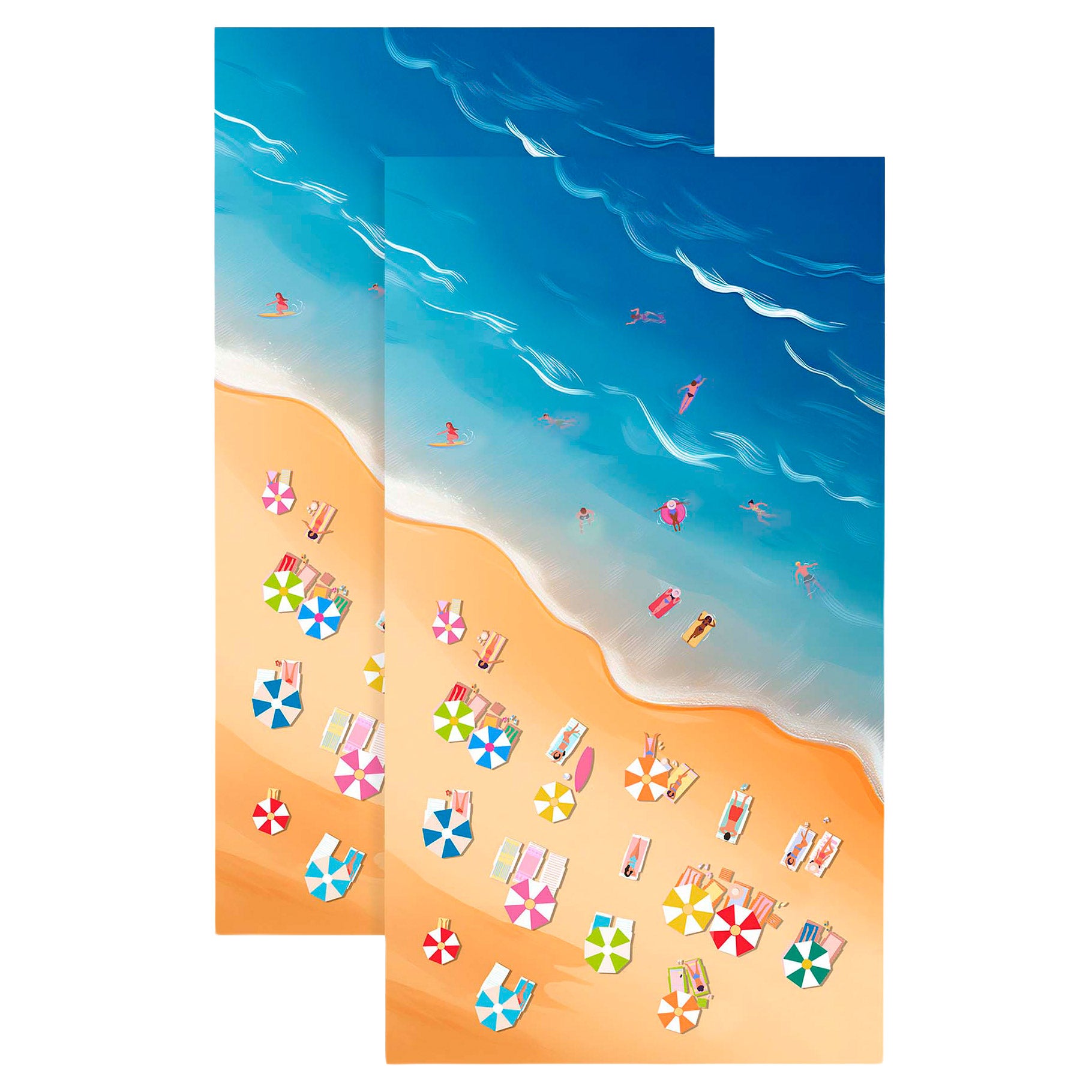 Harbor Bay Beach Towels, 2-pack