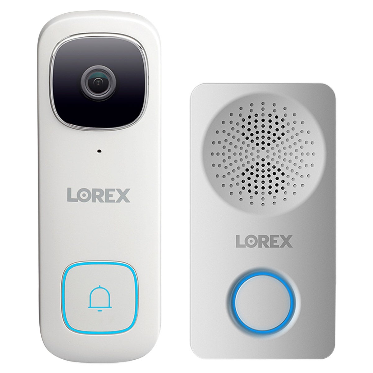 Lorex 2K Wired Video Doorbell with Person Detection & Wi-Fi Chimebox