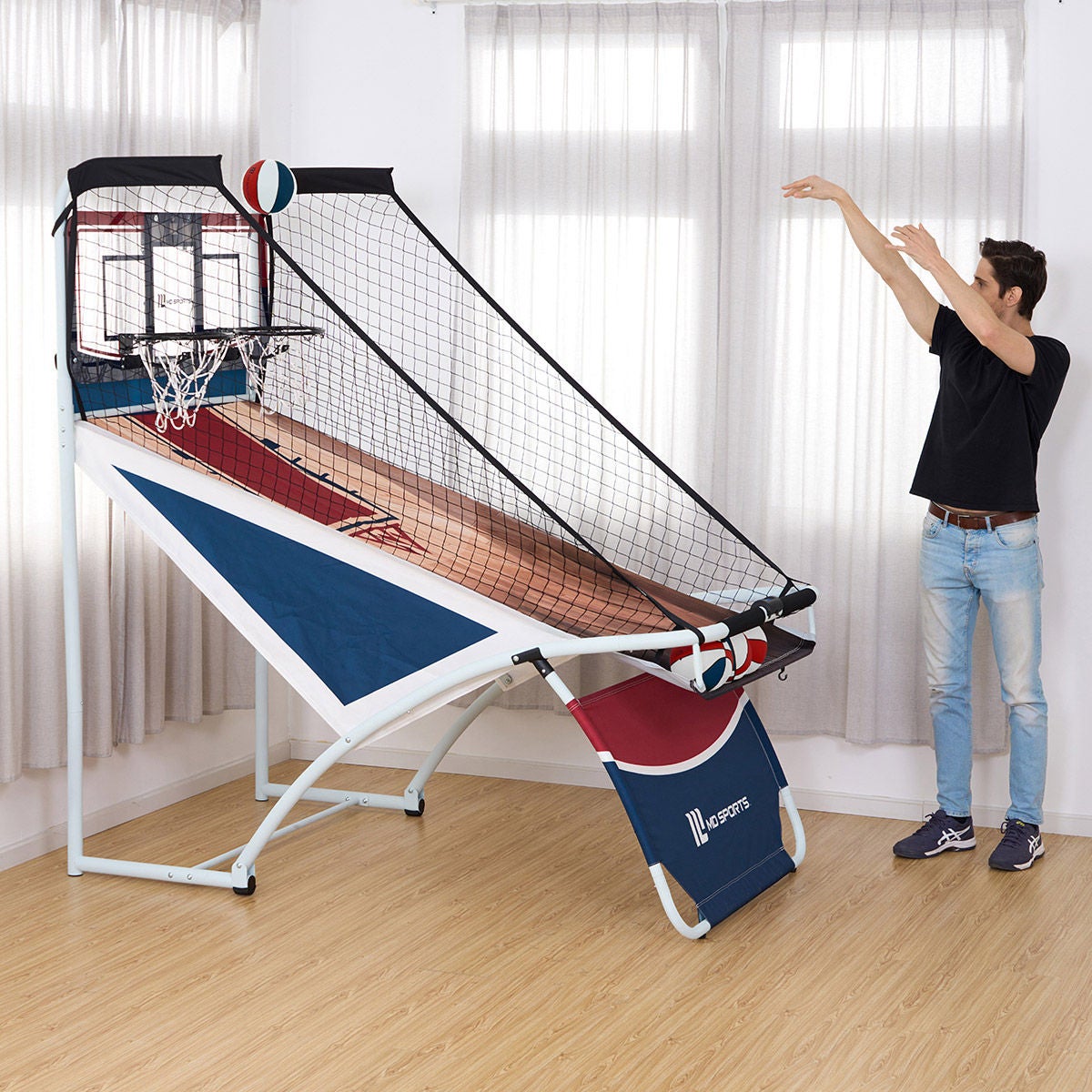 Medal Sports EZ Fold, One On One Arcade Basketball