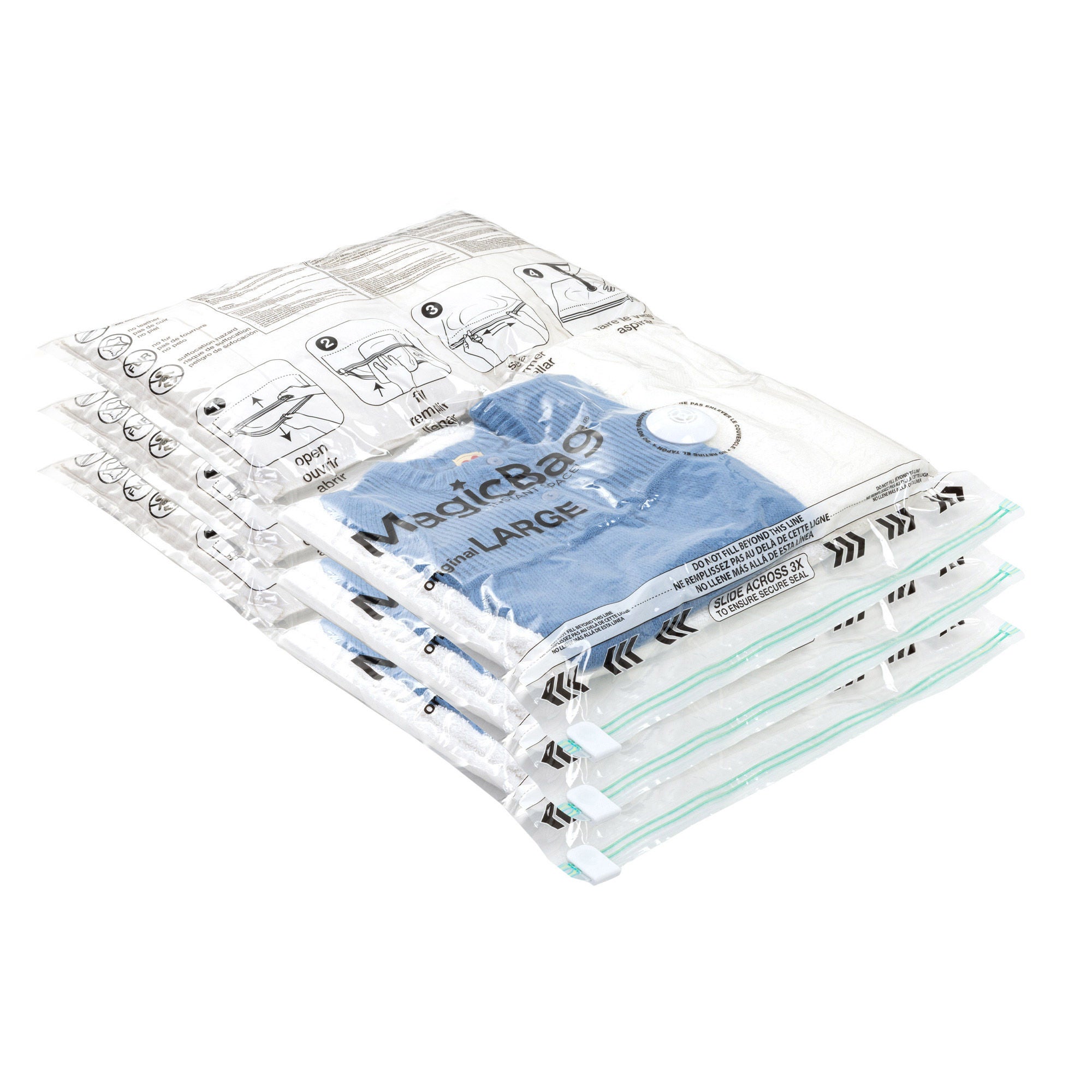 MagicBag Vacuum Storage Bag Combo Pack