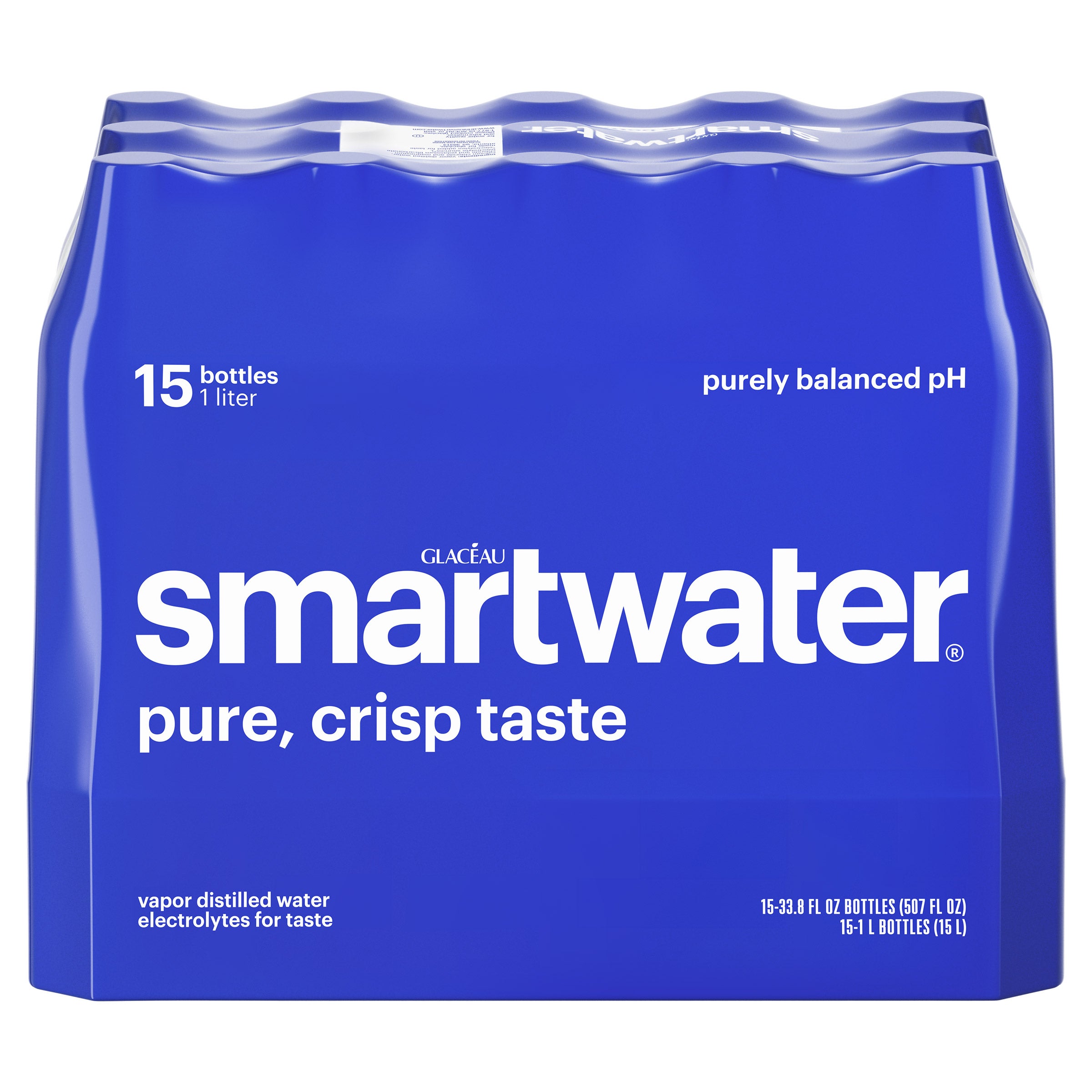 Glacéau Smartwater, 1 L, 15-count