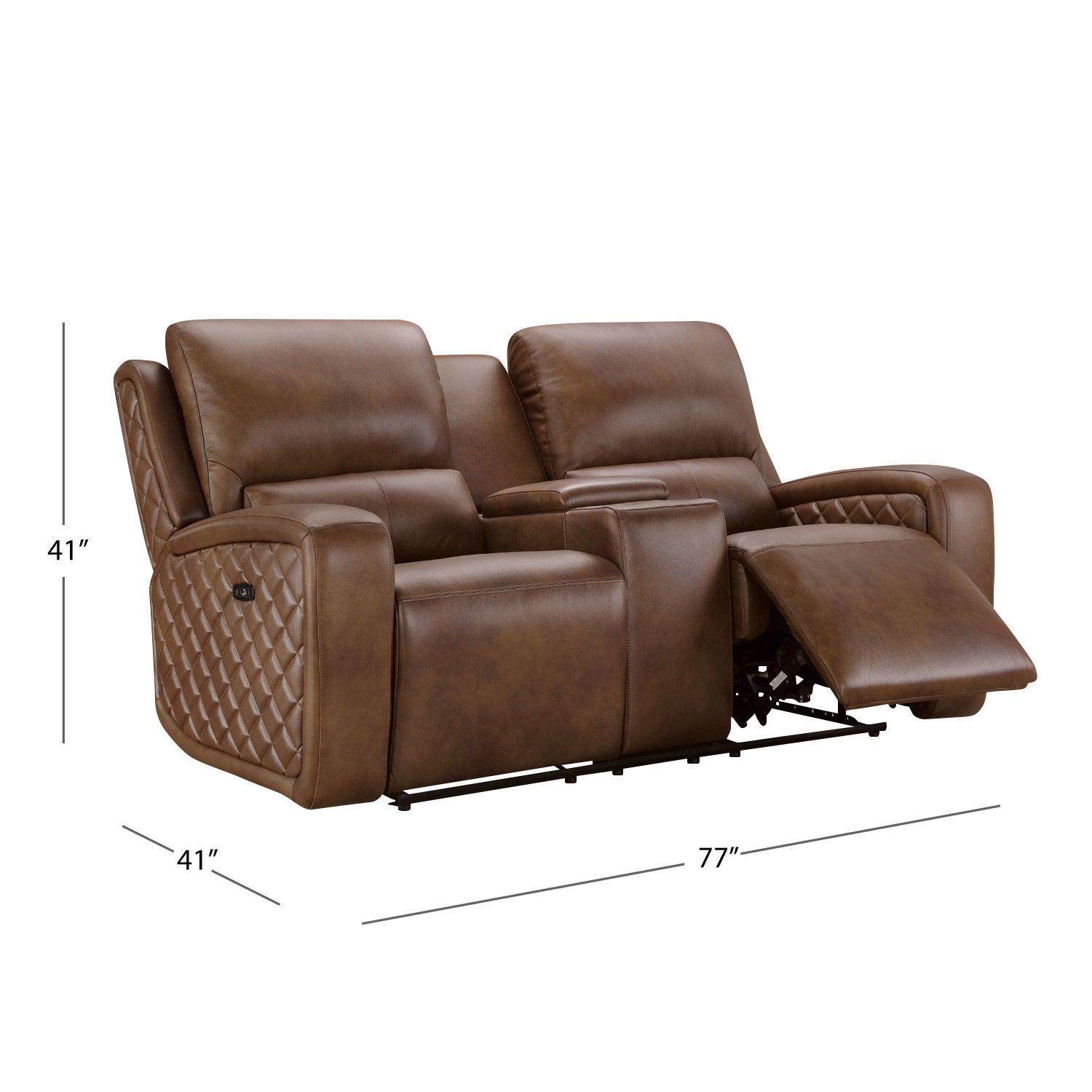 Dominick 2-piece Leather Power Reclining Set with Power Headrests