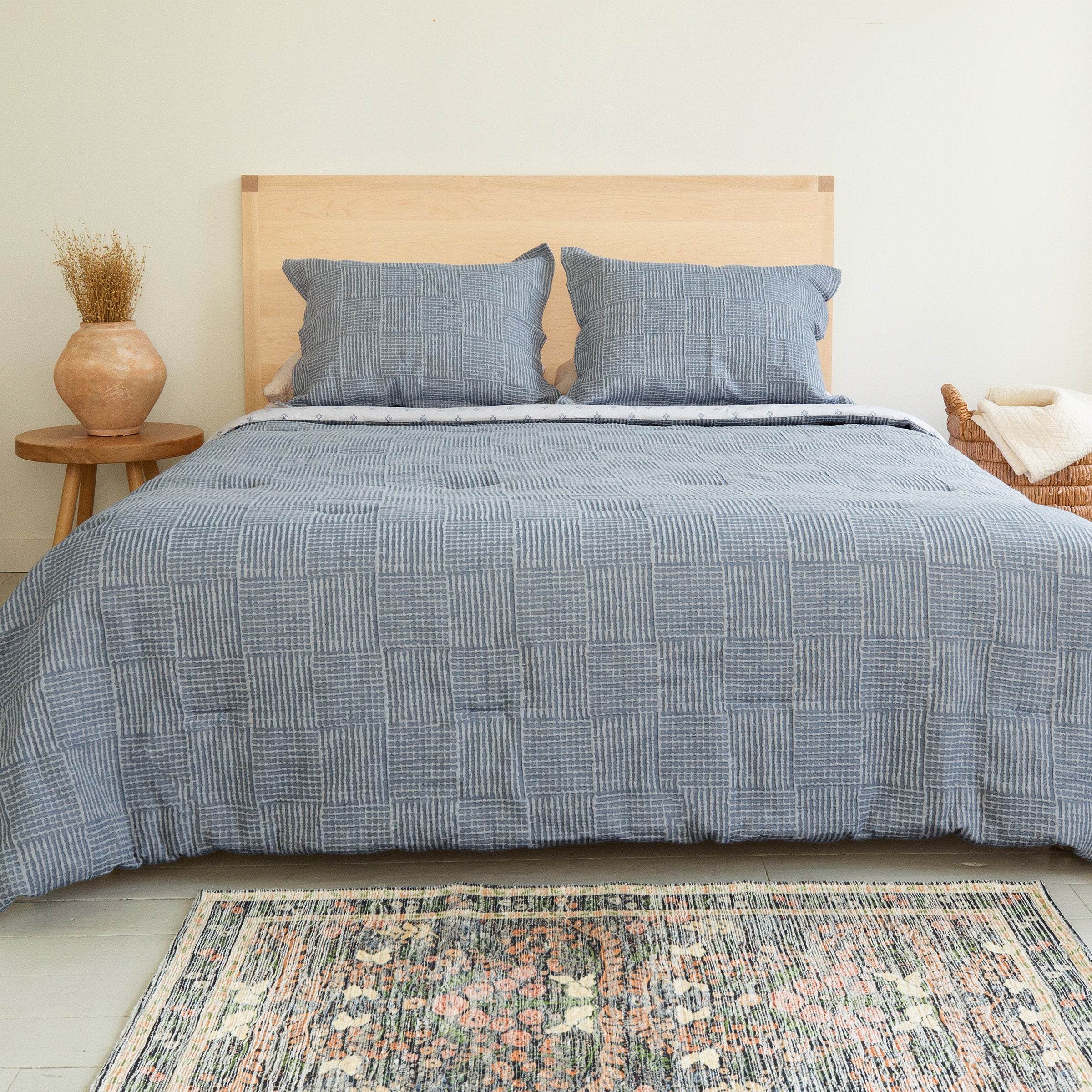 AVOCADO Organic Cotton Basketweave Comforter, 3-piece Set