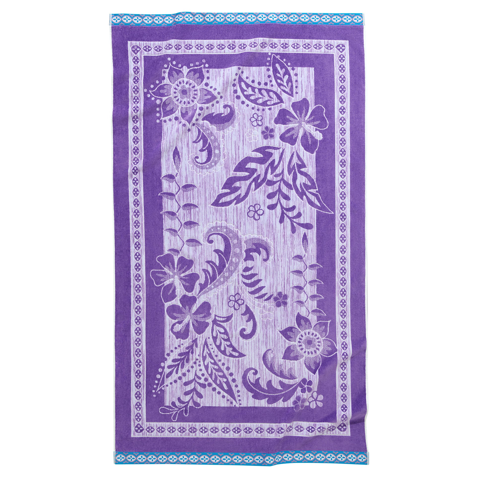 Reversible Jacquard Beach Towel, 2-pack