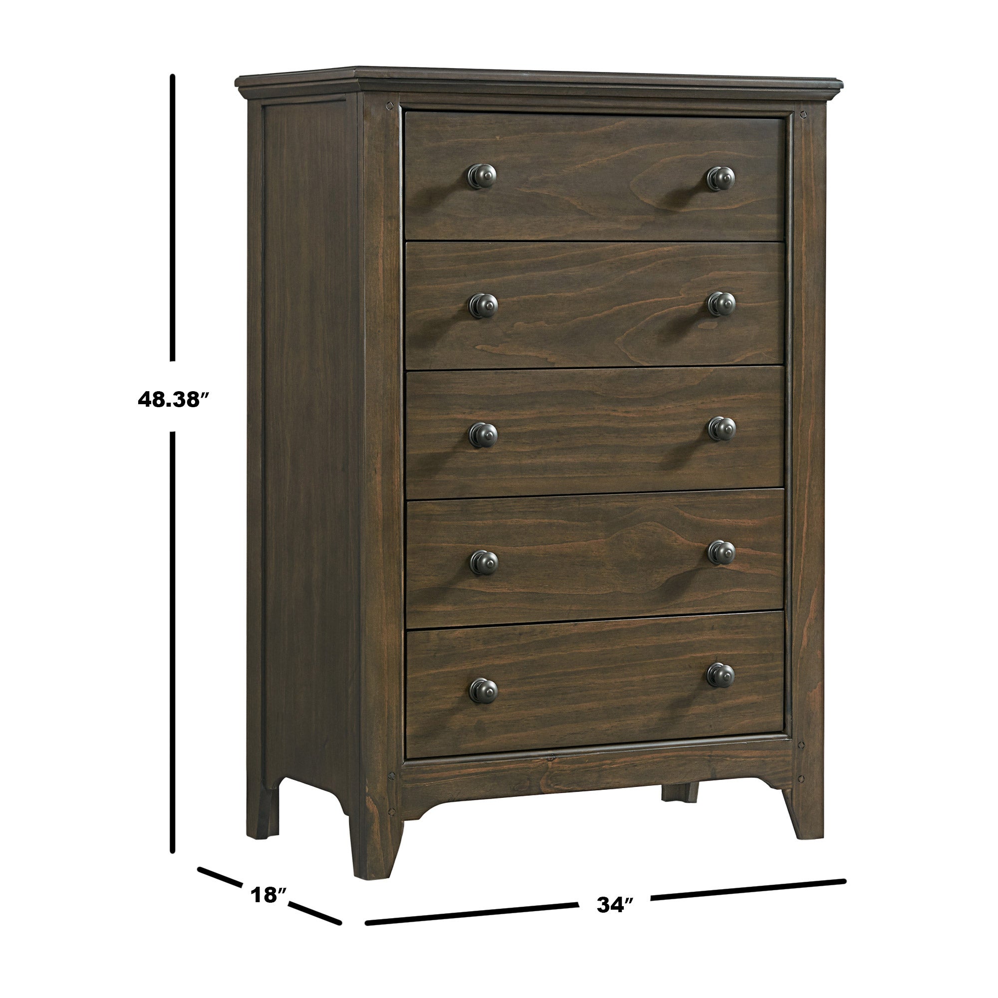 Imagio Home Furniture Durango 3 Piece Twin Bunk Set