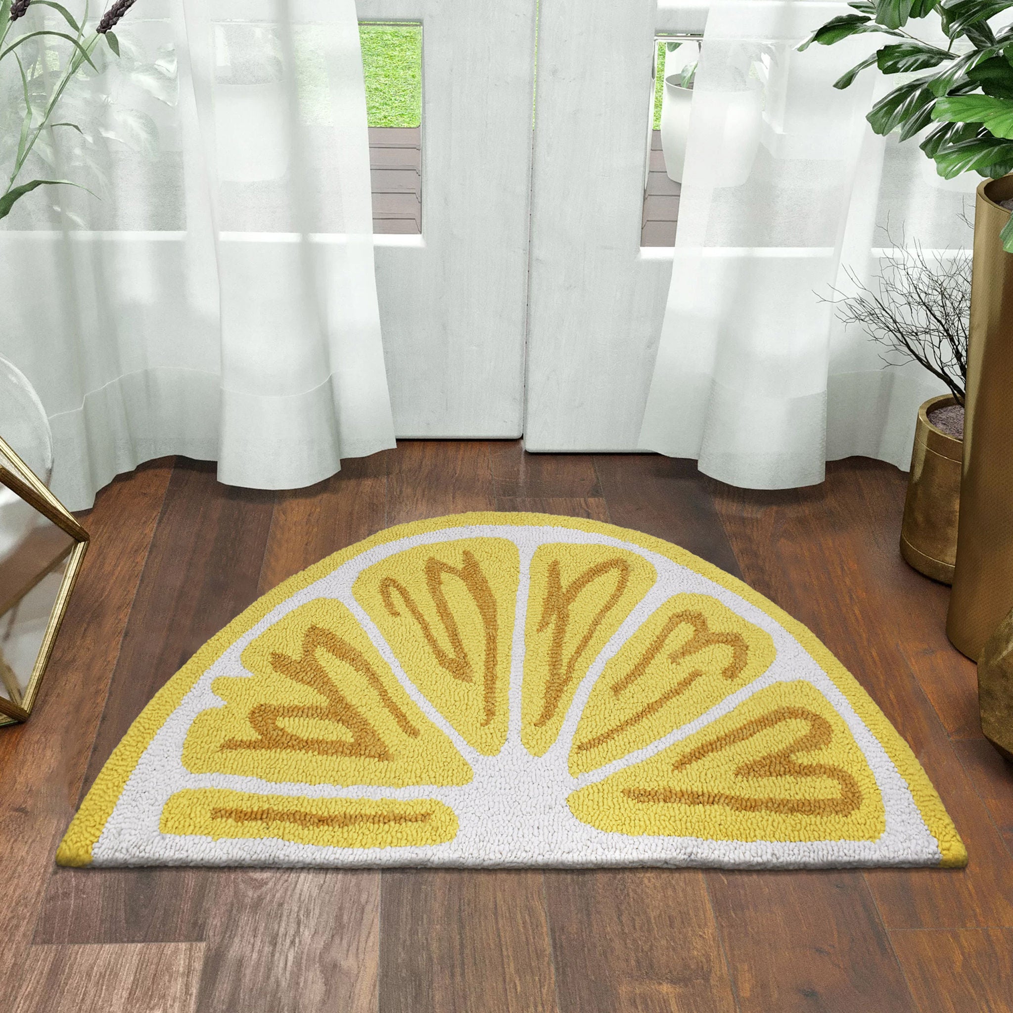 Devgiri Shape Hooked Accent Rug