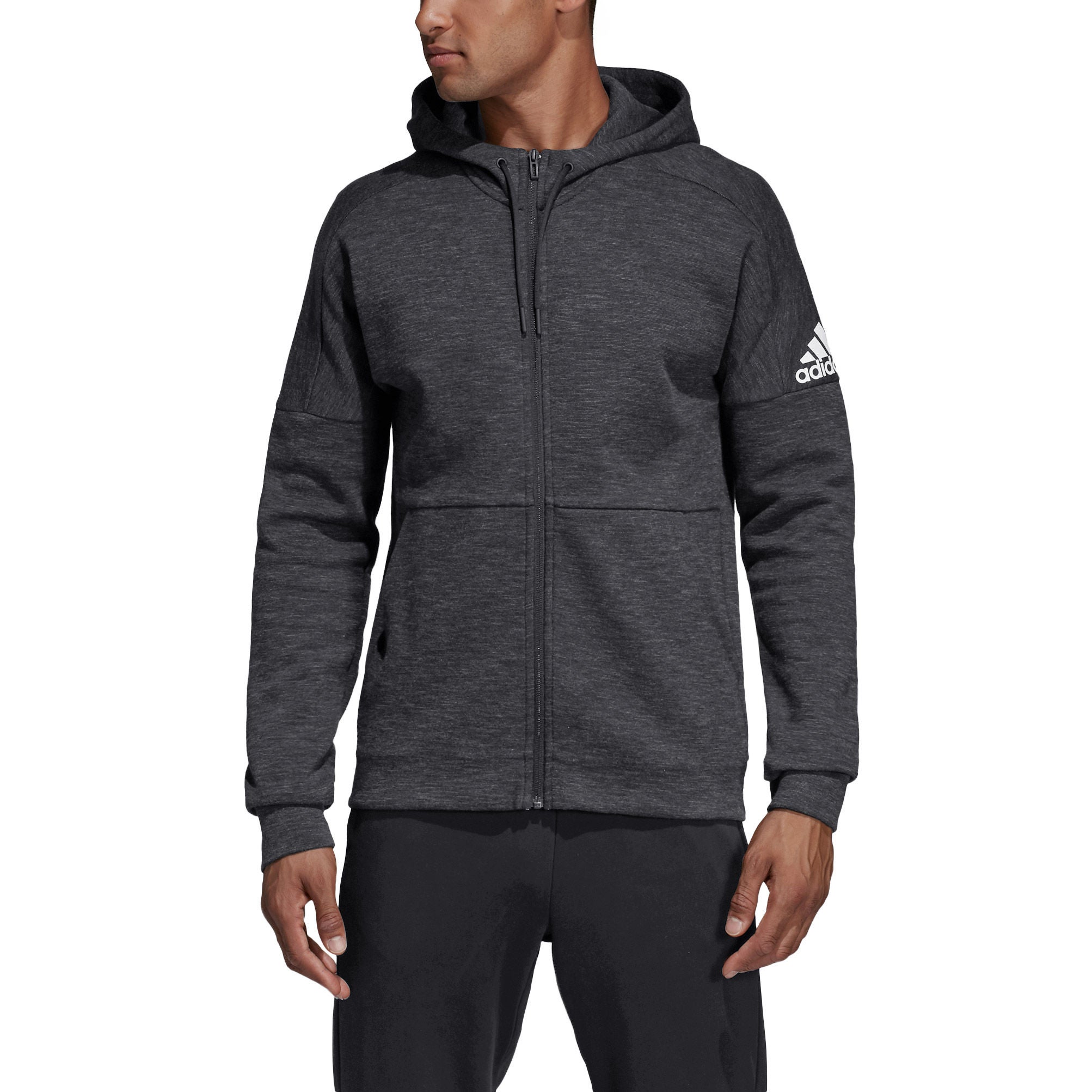 adidas Men's Full Zip Hooded Sweatshirt