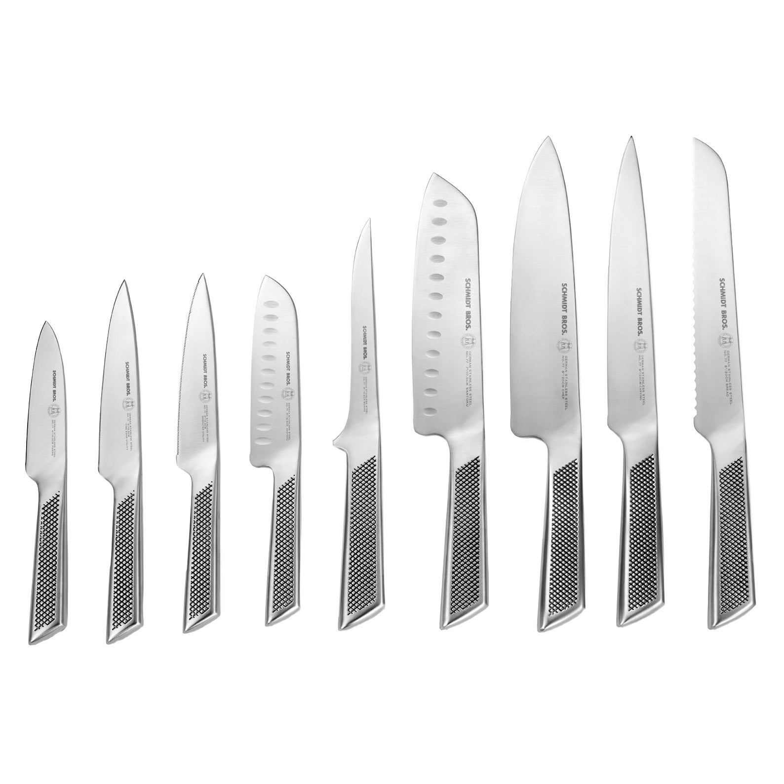 Schmidt Brothers Gridiron Series 10-piece Knife Block Set