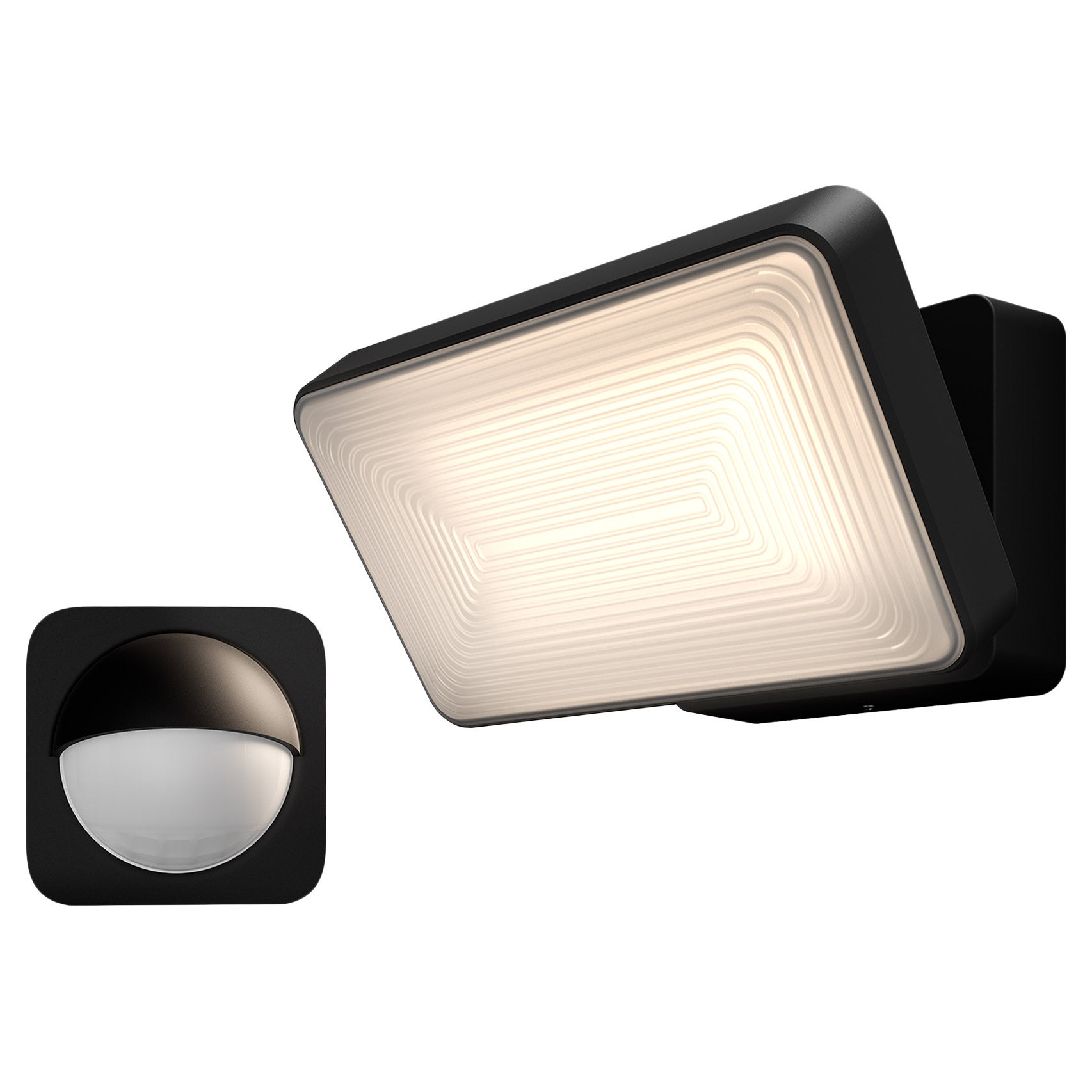 Philips Hue Discover Outdoor White and Color Smart Floodlight plus Outdoor Motion Sensor