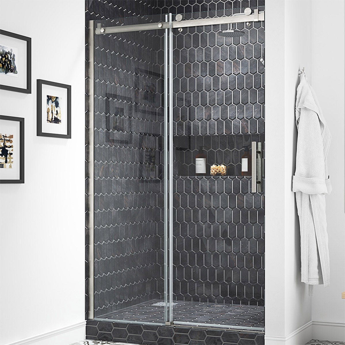OVE Decors Kelsey Frameless Sliding Shower Door