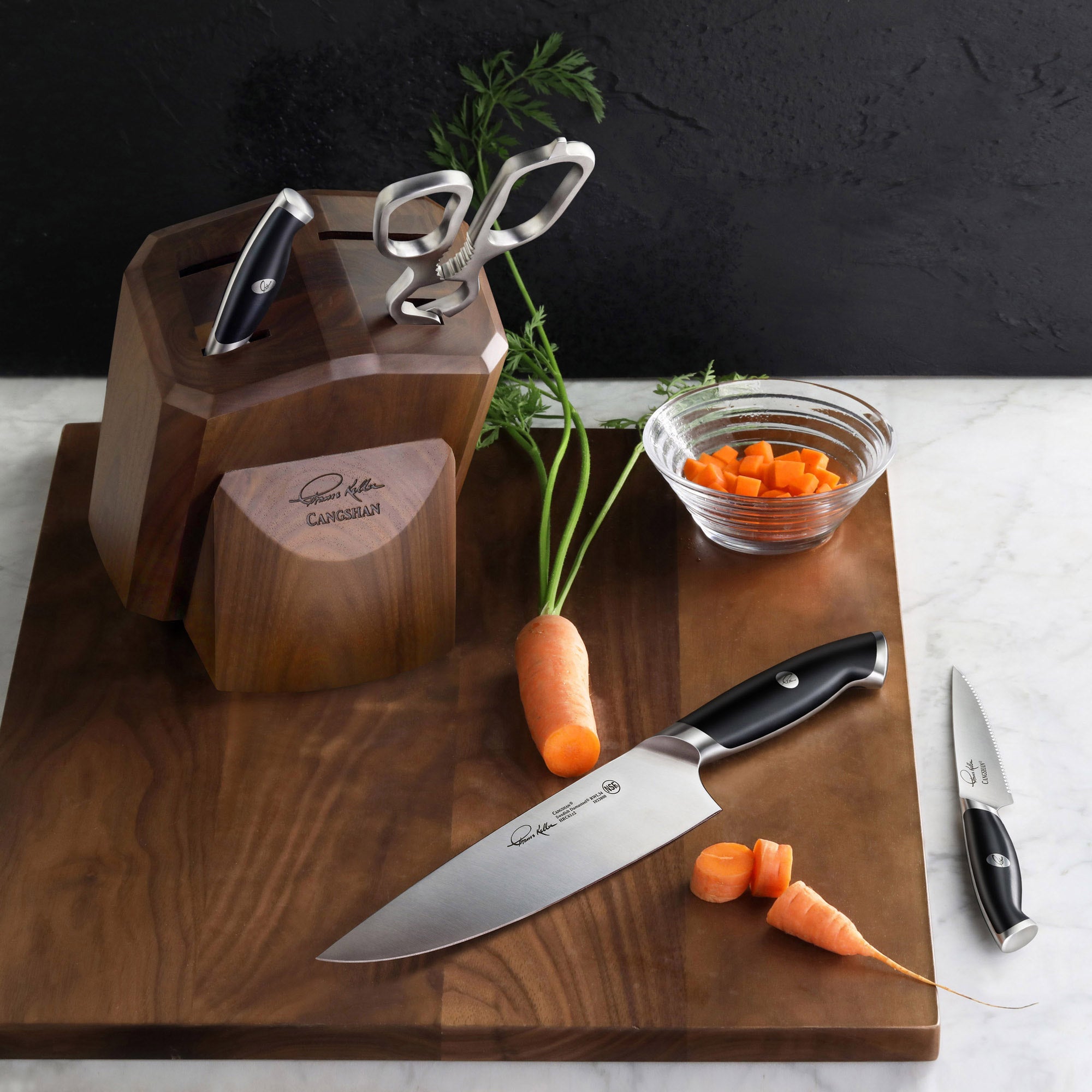 Cangshan Thomas Keller Swedish Steel 5-Piece Block Set