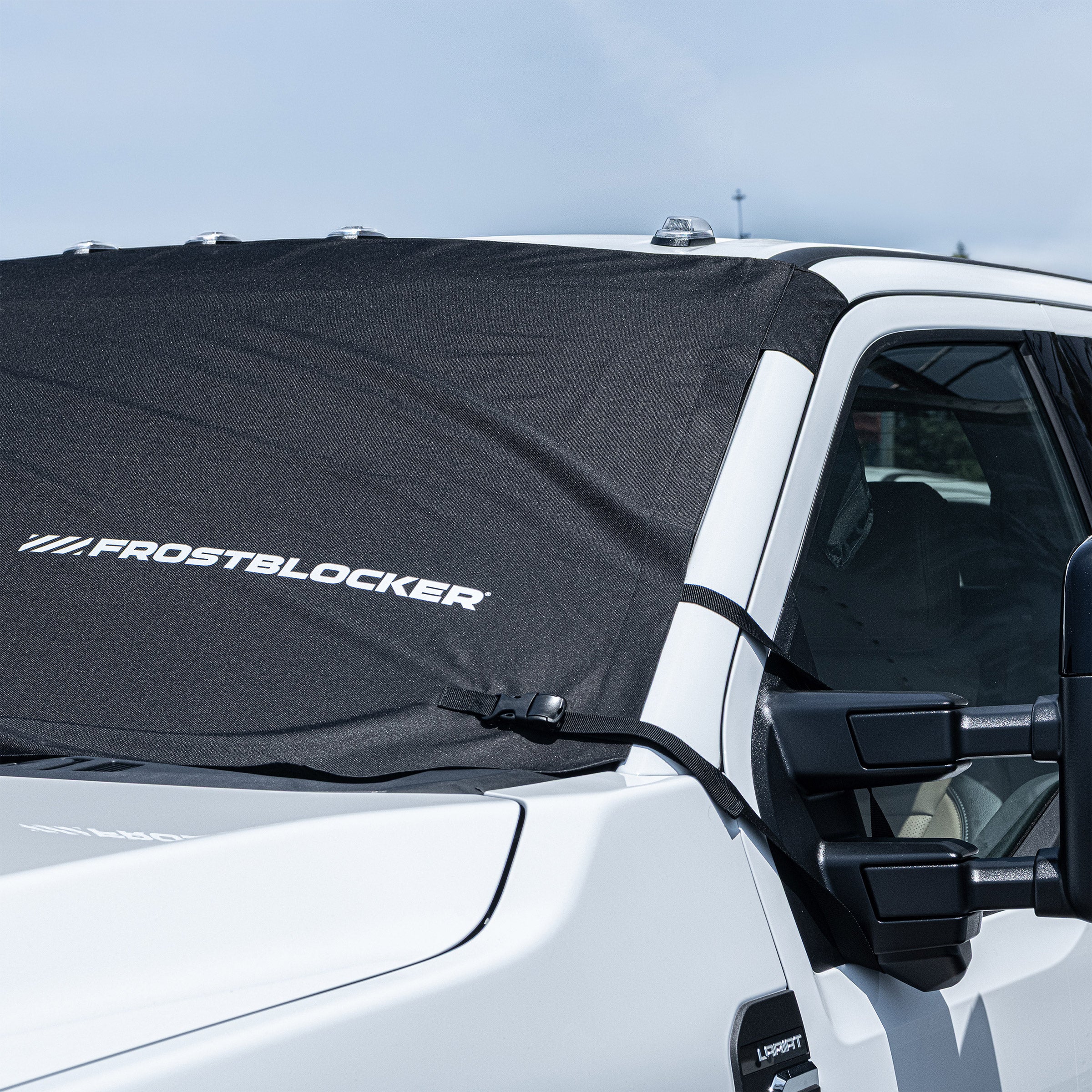 Frostblocker Winter Windshield Cover 2-pack, XL Black