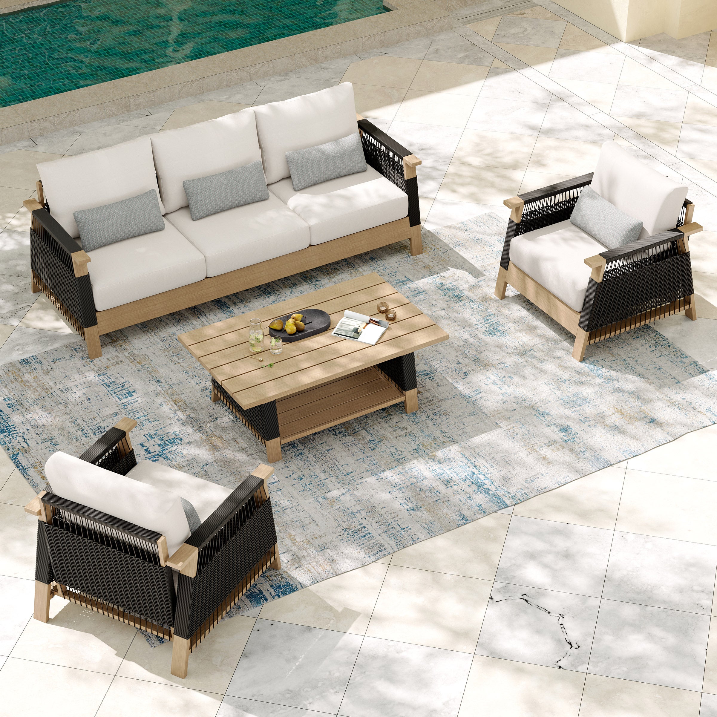 Sirio Maia 4-piece Outdoor Patio Seating Set