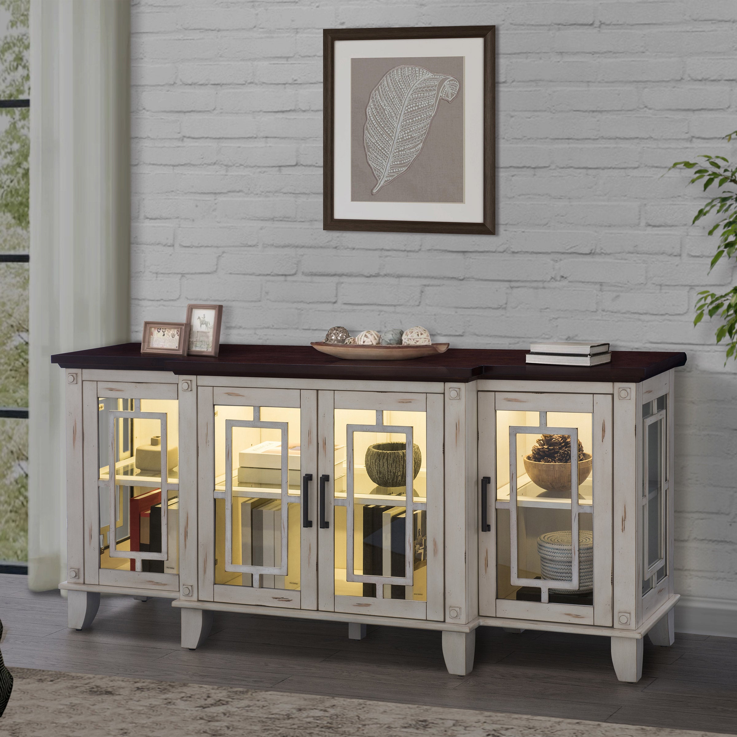 Chamblee 72" Accent Console with Lights