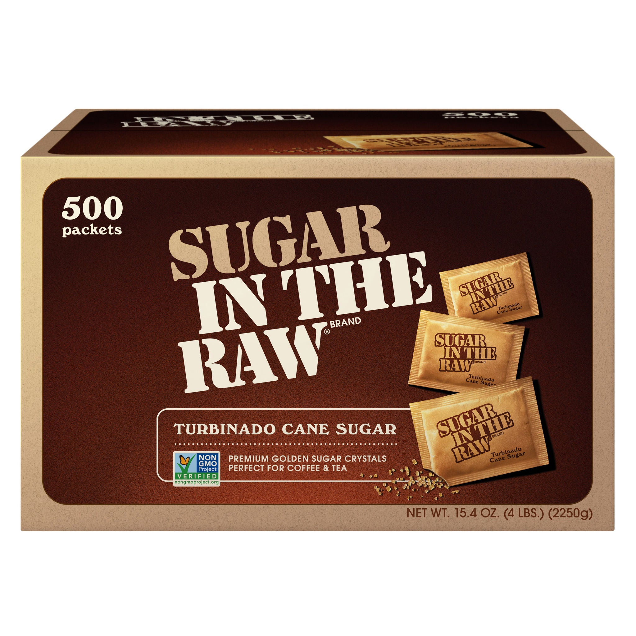 Sugar in the Raw Turbinado Cane Sugar, 4.5 g, 500-count