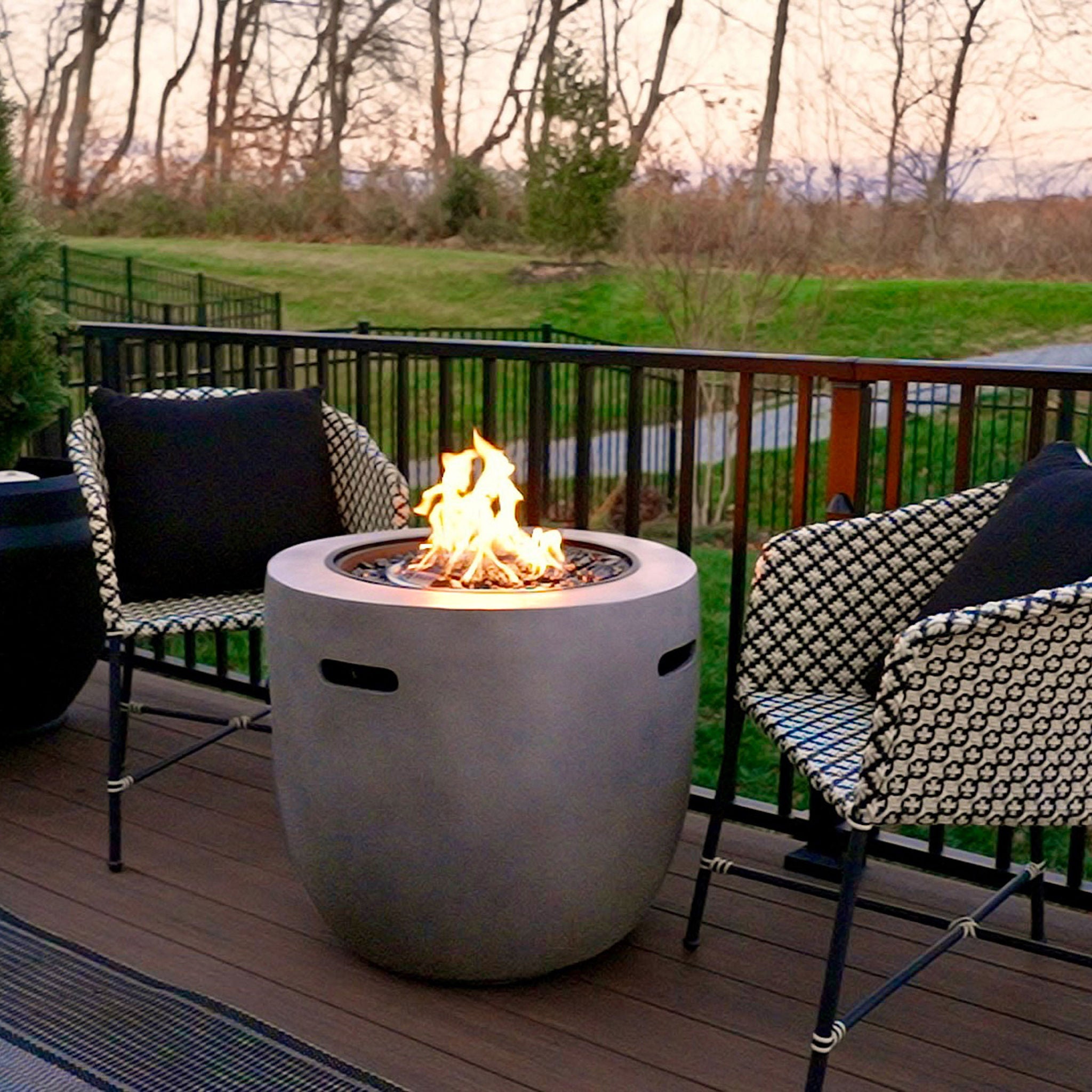 Sunbeam Euro Resin Fire Pit