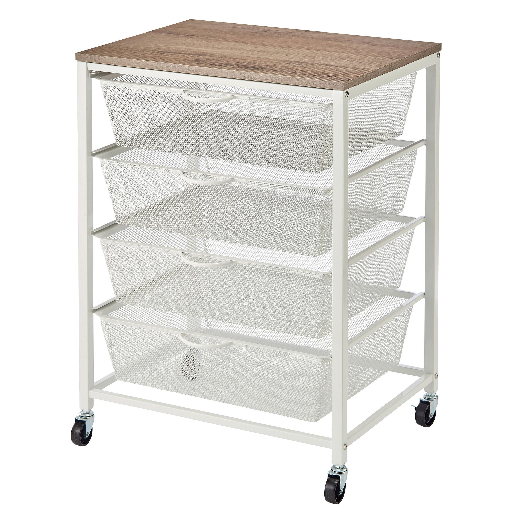 4 Drawer Rolling Cart