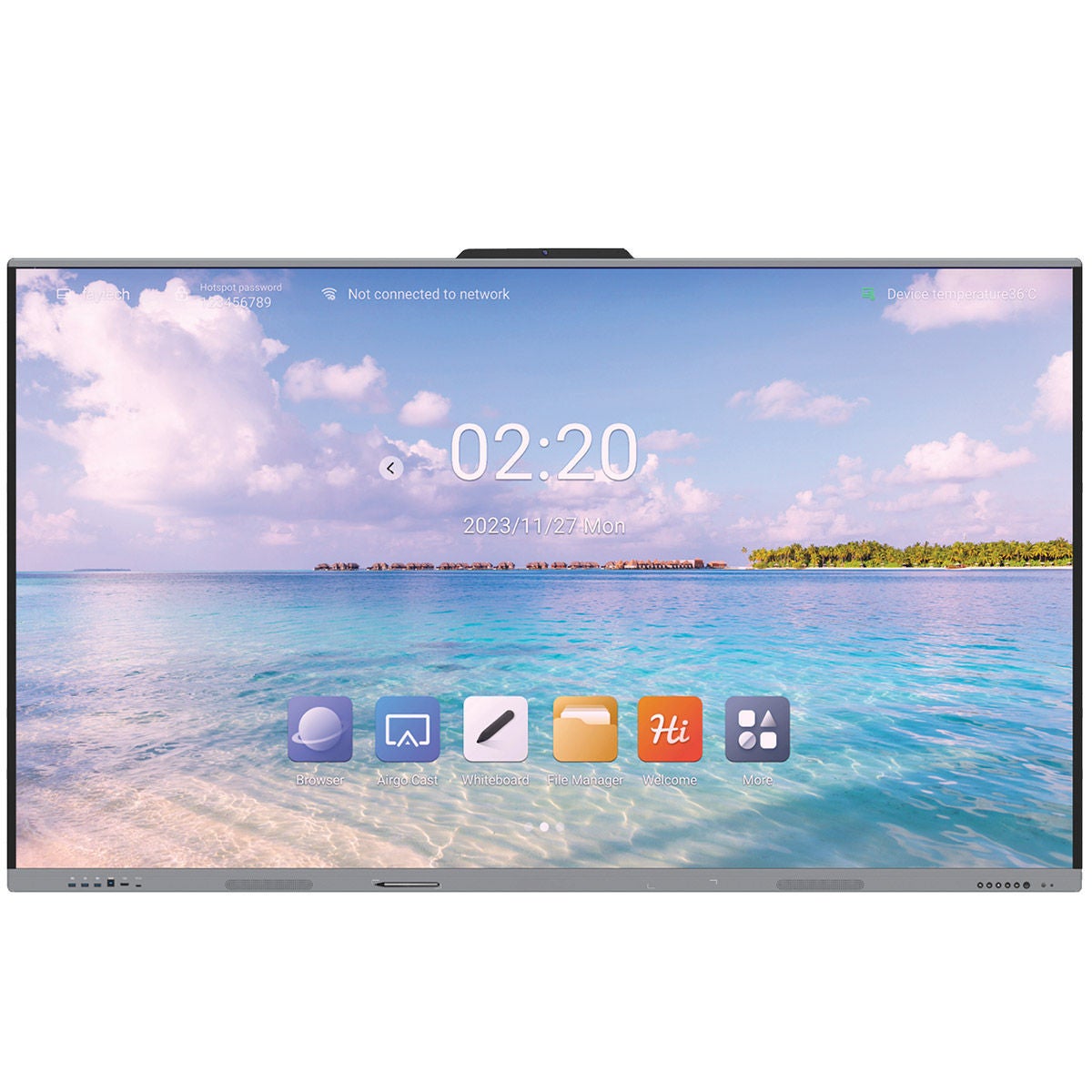 Faytech 75" Freestyle Interactive Digital Touchscreen Whiteboard - Stand Included