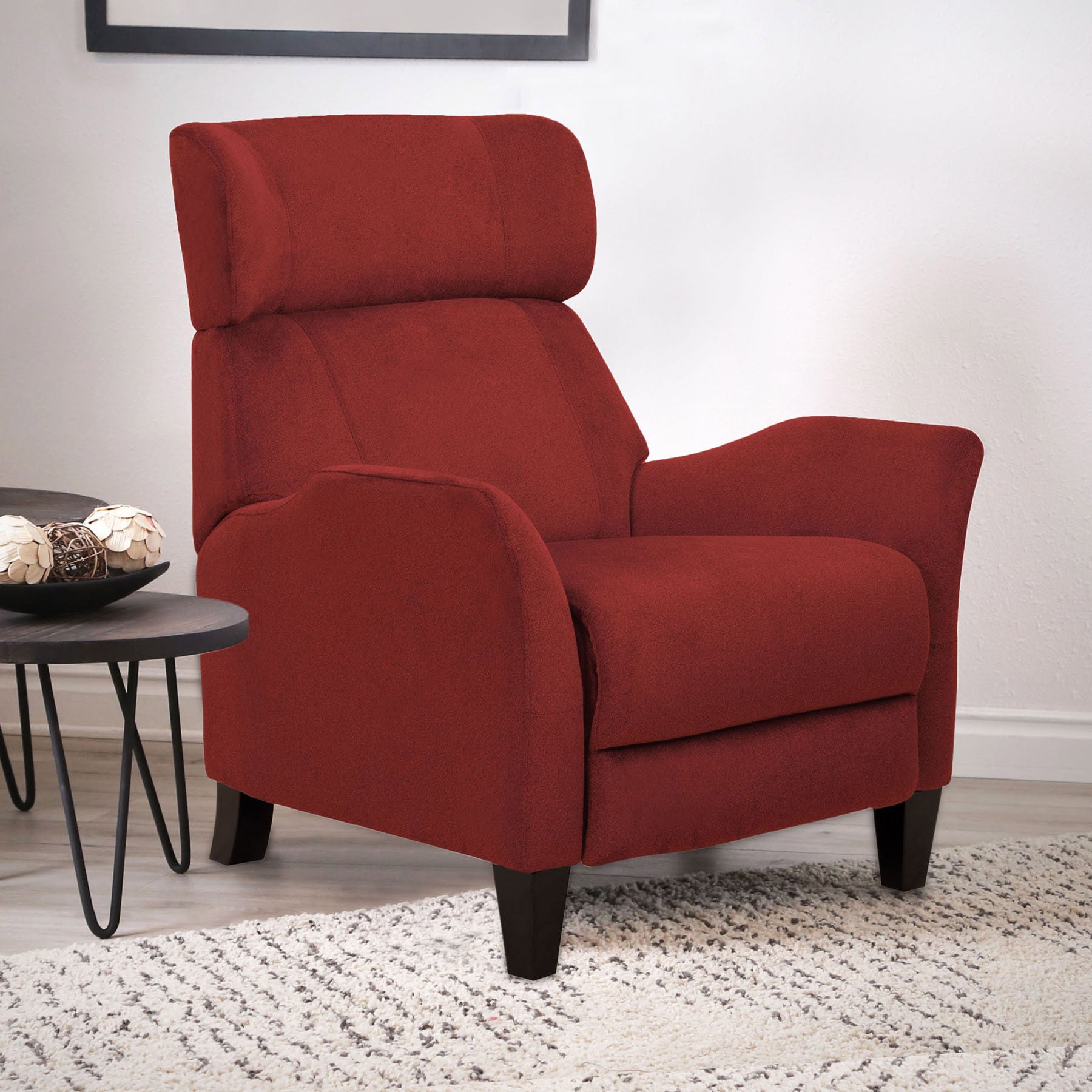 Francesca Fabric Pushback Recliner