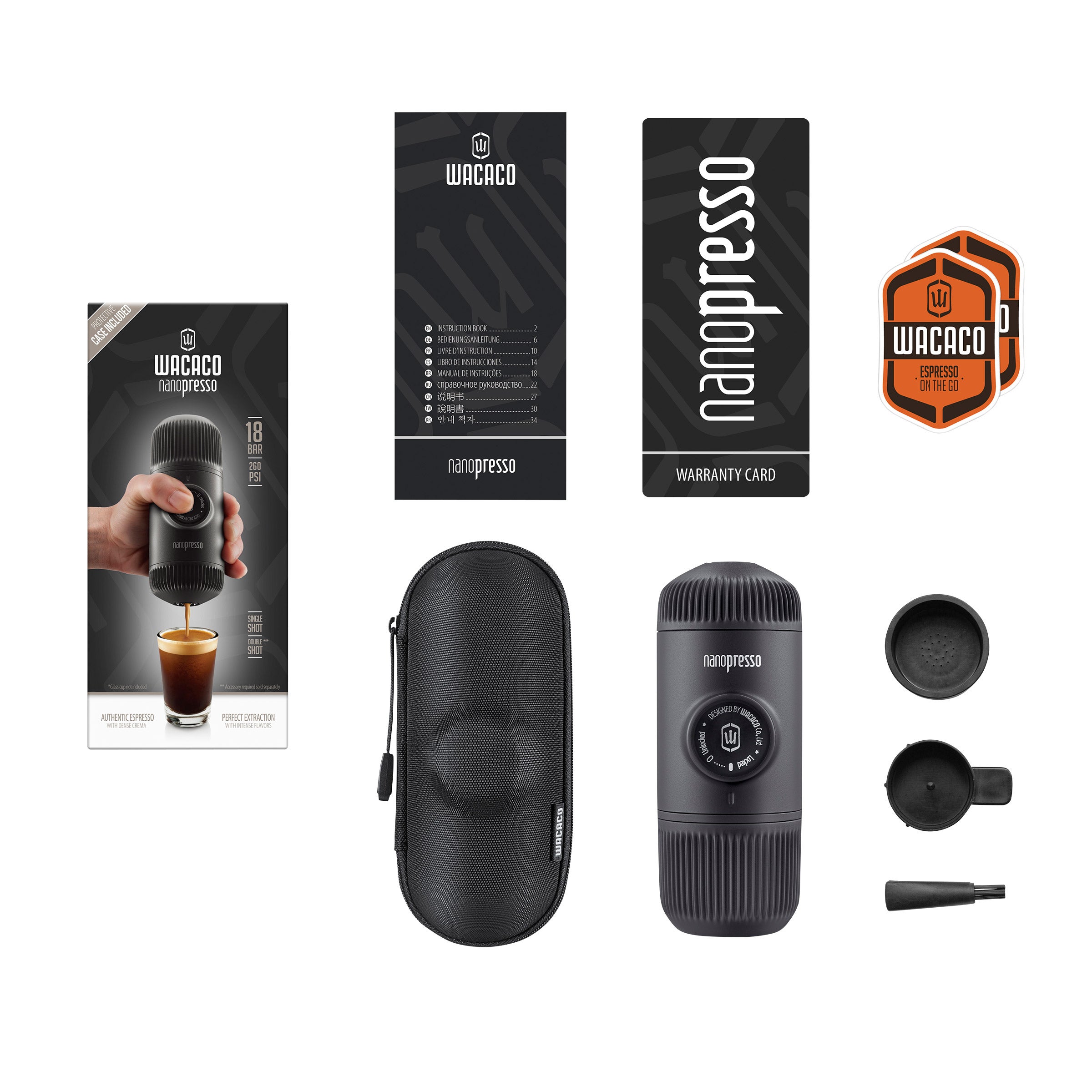 WACACO Portable Espresso Bundle