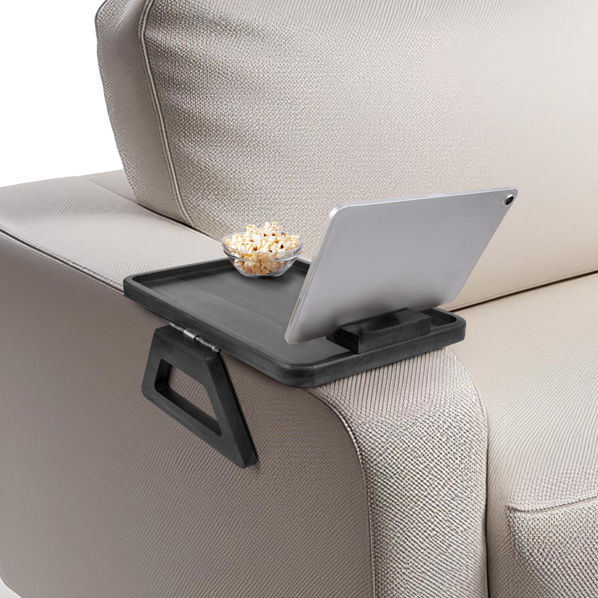 Smart Design Acacia Armrest Tray