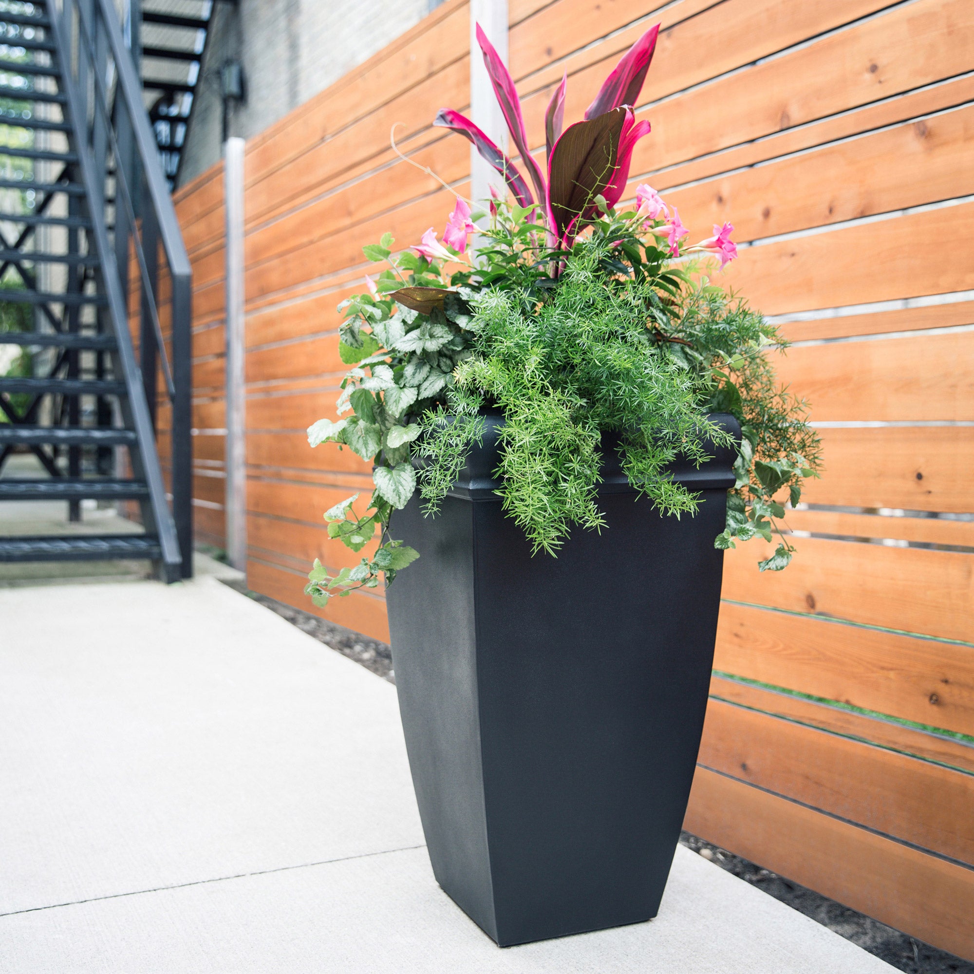 Chelsey 28" Tall Planter, 2-pack