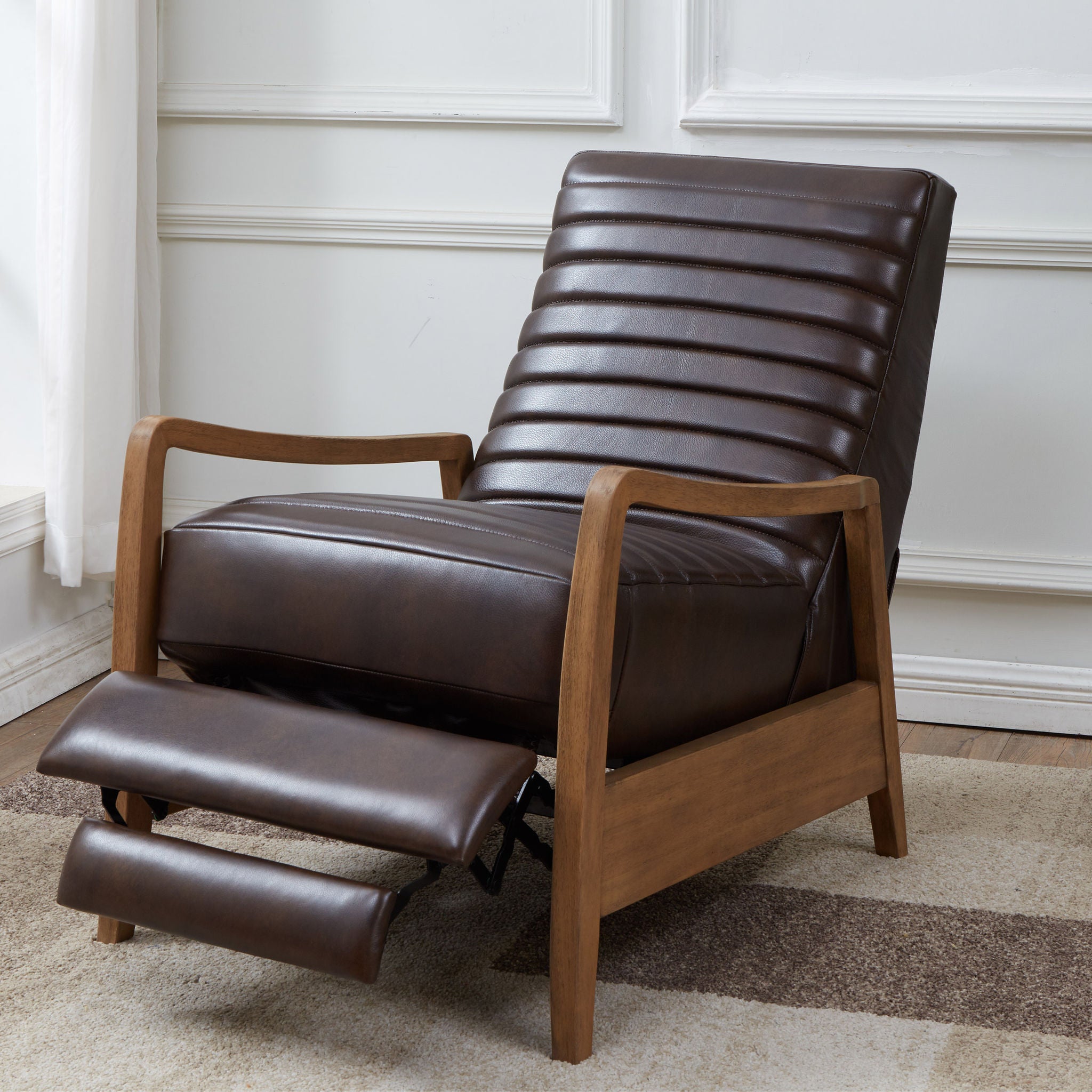 Henrik Leather Pushback Recliner