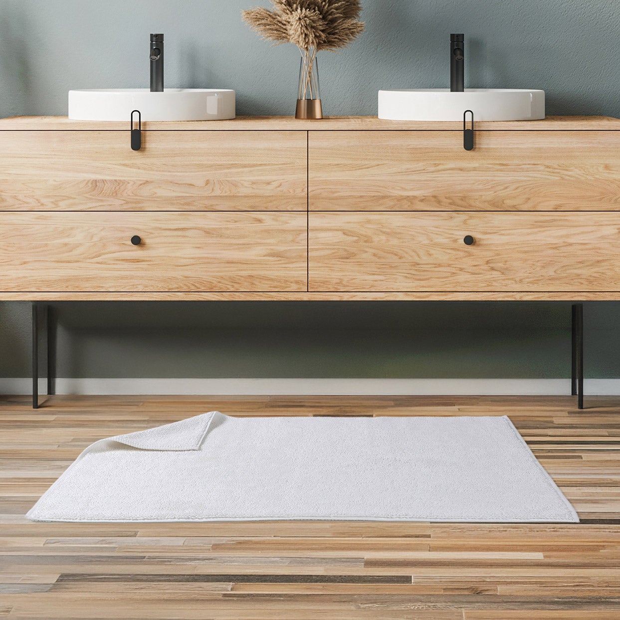 The Turkish Towel Company 100% Cotton Bath Rug