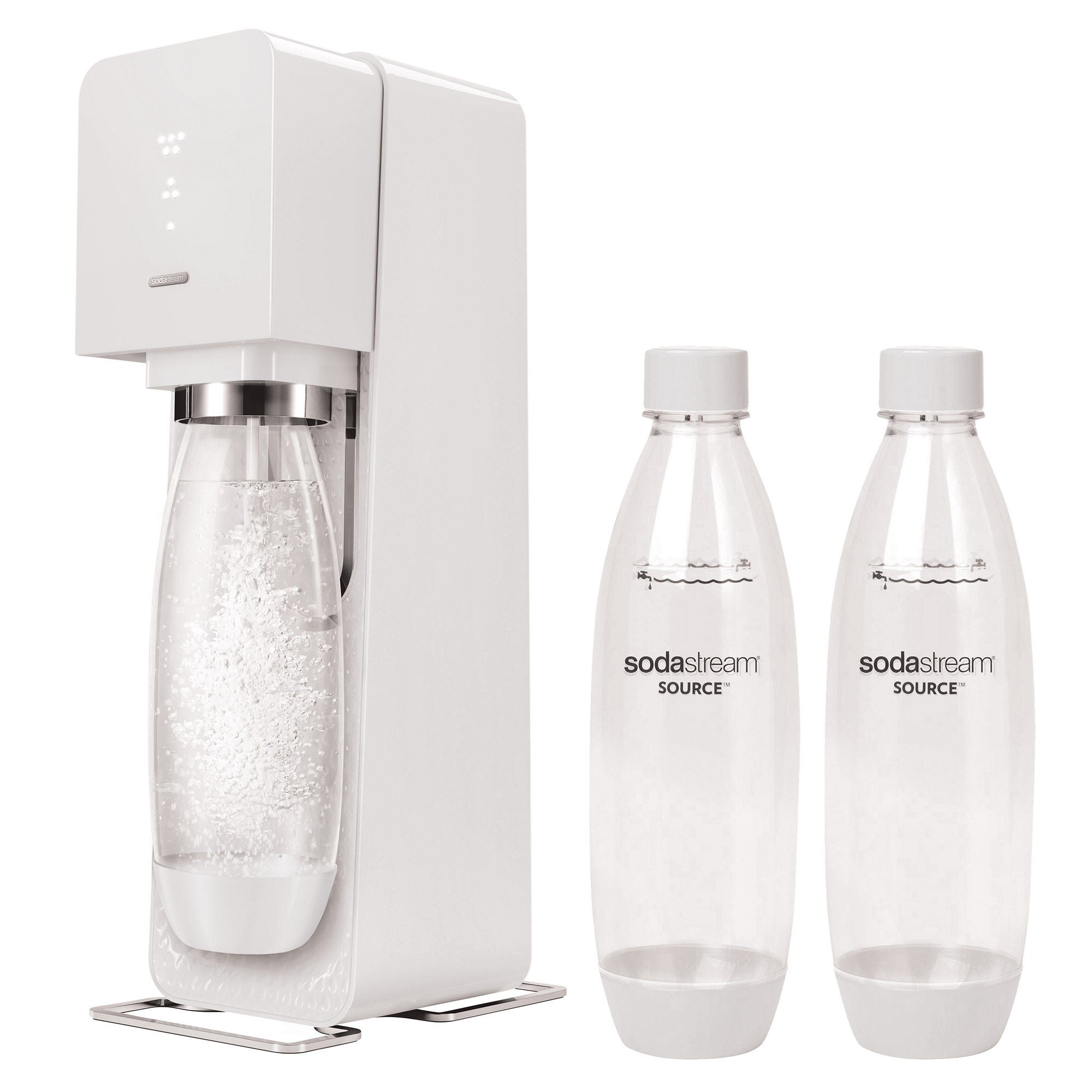 SodaStream Source Plastic Edition Starter Kit with 3-pack Bottles