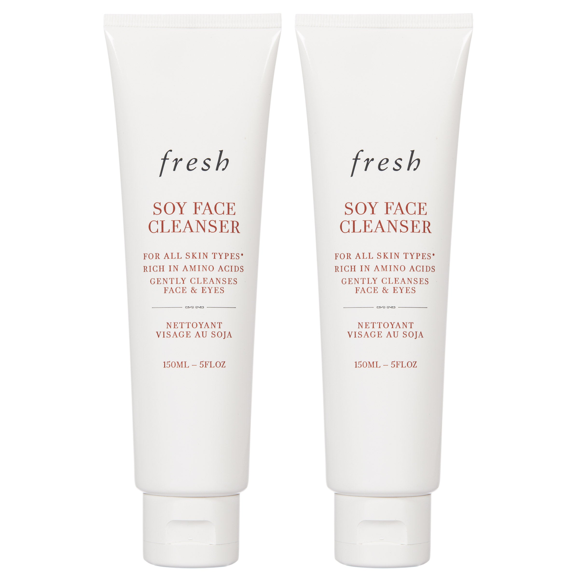 Fresh Soy Face Cleanser, 5 fl oz, 2-pack