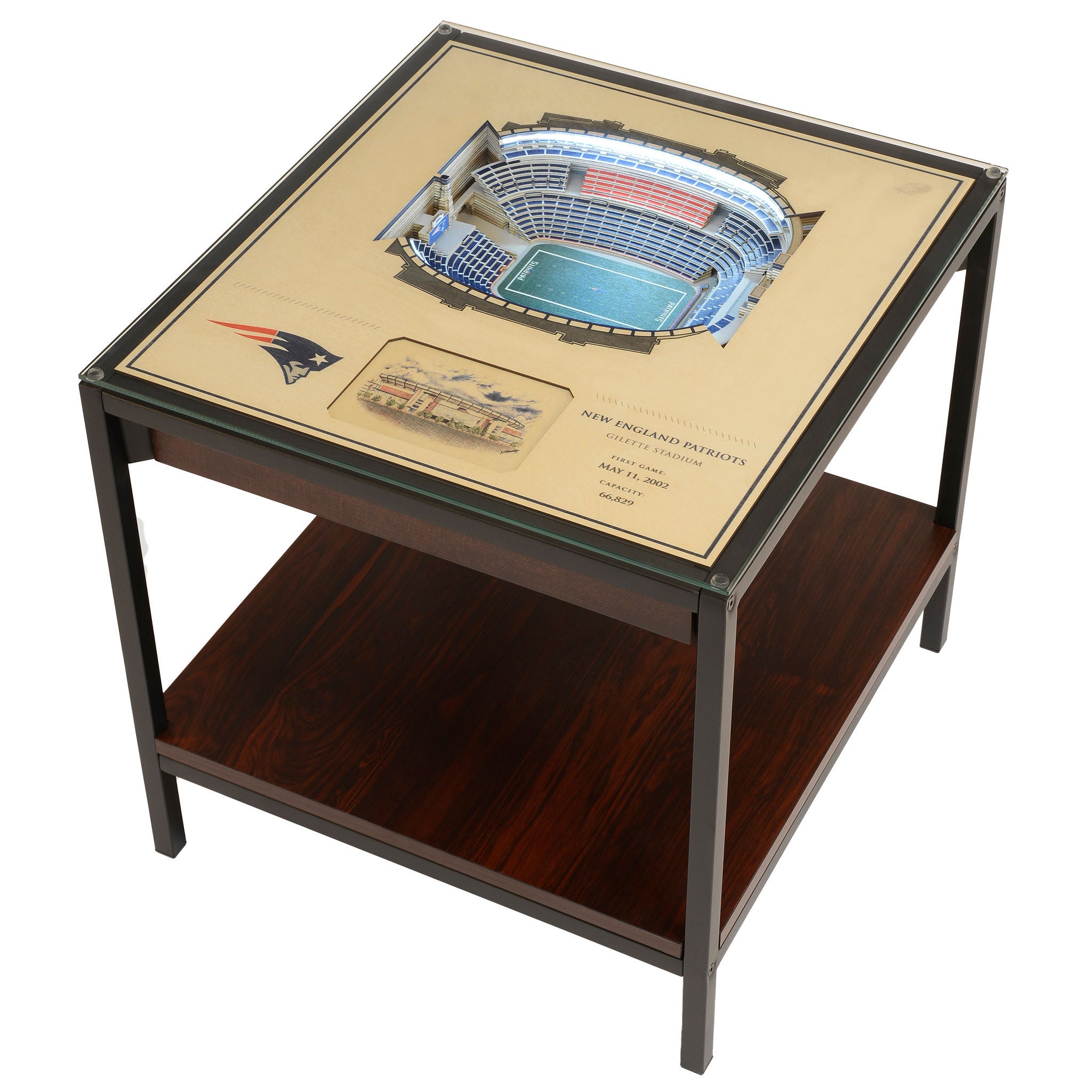 NFL 25-layer Stadium View End Table