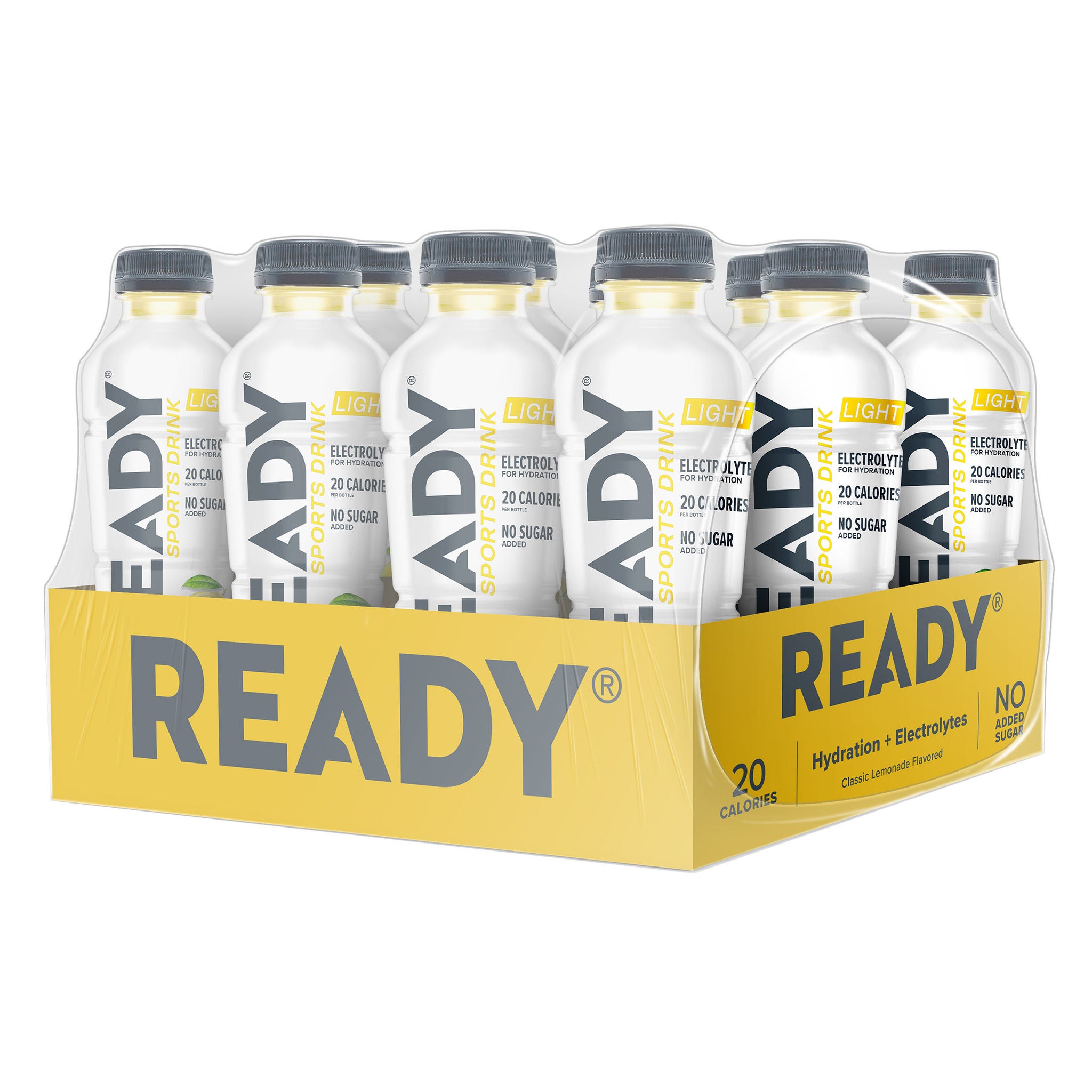 Ready Sports Drink Light, Classic Lemonade, 16.9 fl oz, 12-count