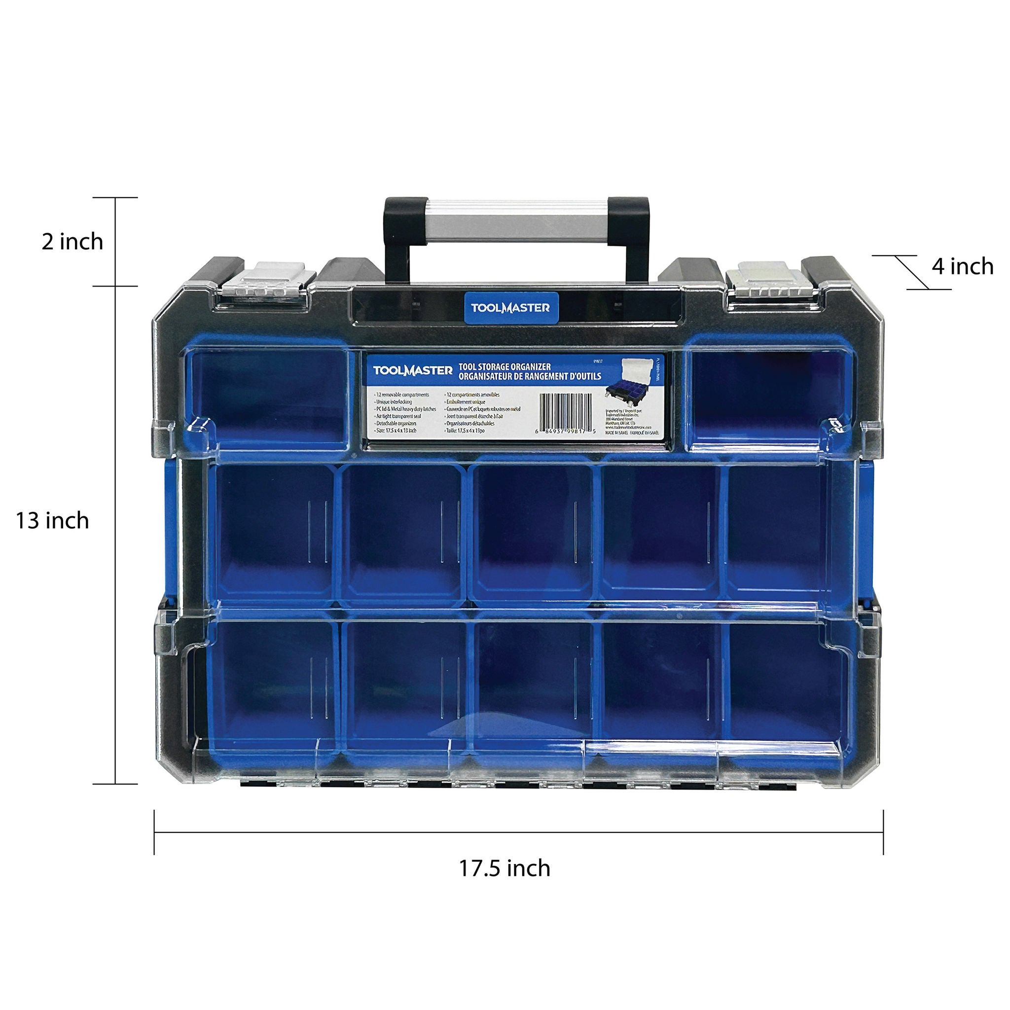 Toolmaster Stackable Tool Storage, 2-pack