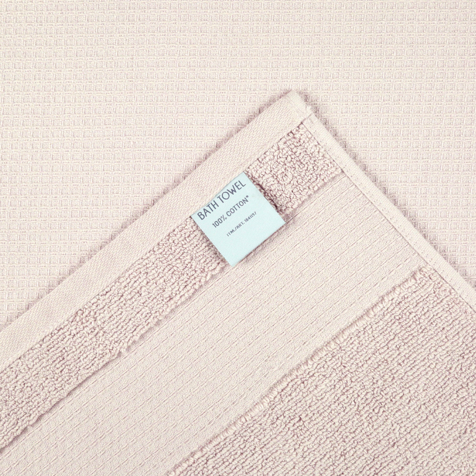 Waffle Bath Towel, 2-piece Set