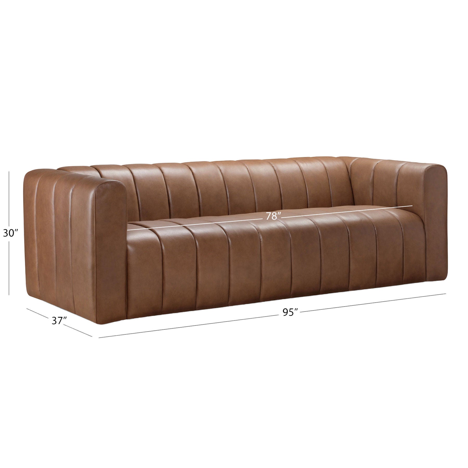 Gianna Top Grain Leather Sofa
