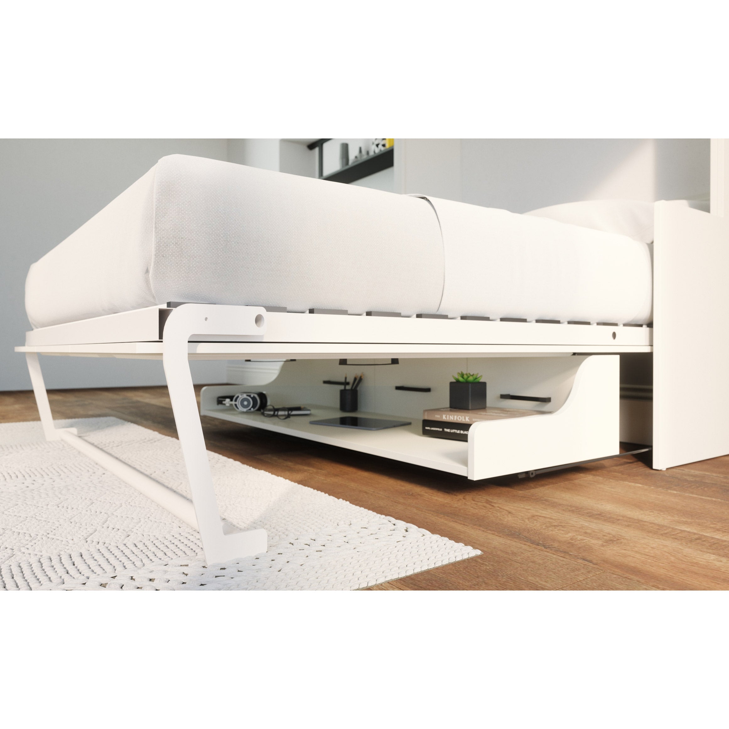 Perth Queen Deluxe Wall Bed with Desk