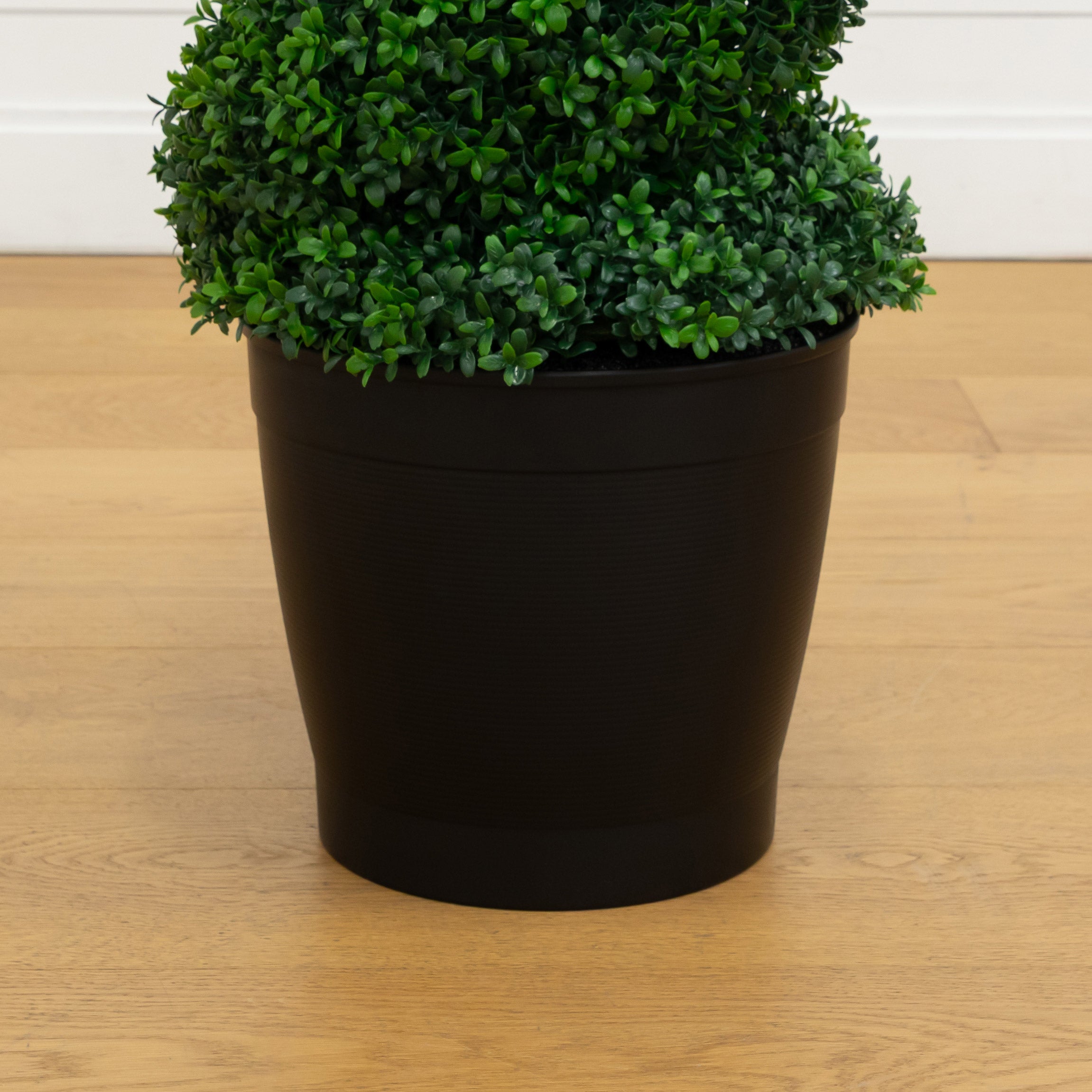 Faux 5' UV Resistant Spiral Boxwood Topiary Tree
