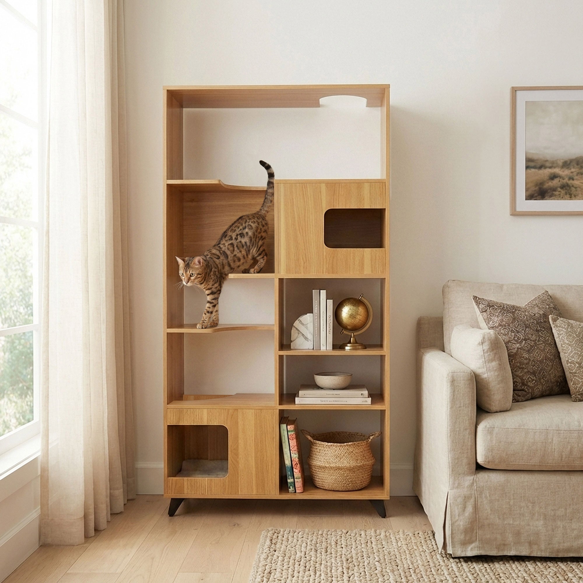 Clifford Cat Tree Bookshelf