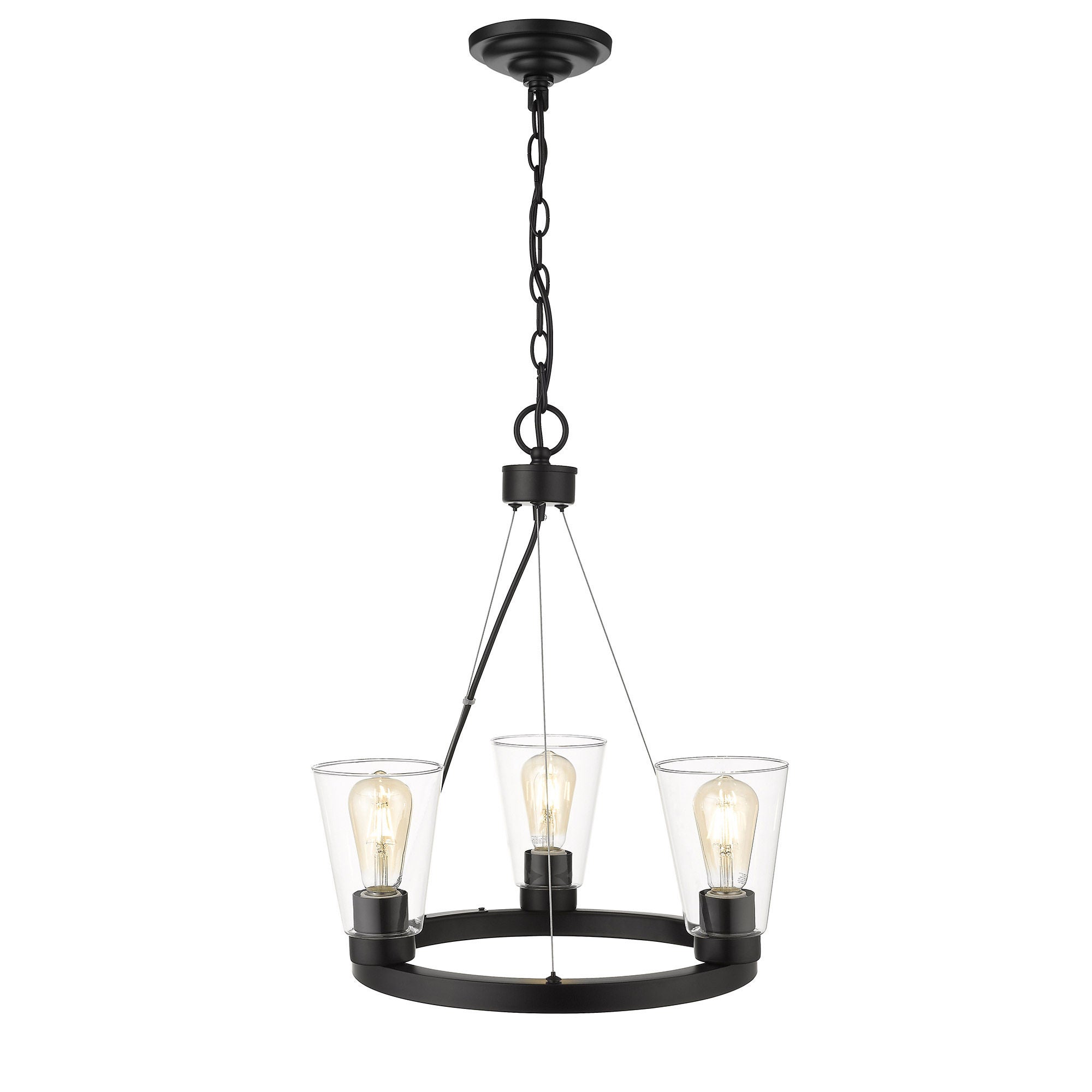 OVE Decors Audley V 3-Light Ring Chandelier