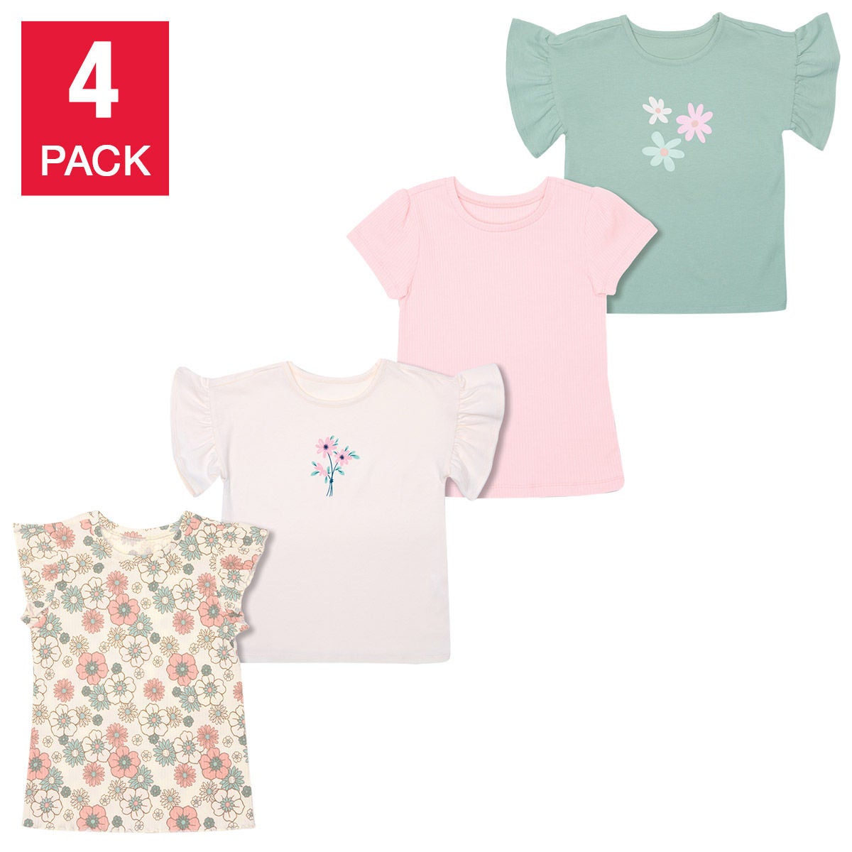 Pekkle Kids' 4-pack Tee