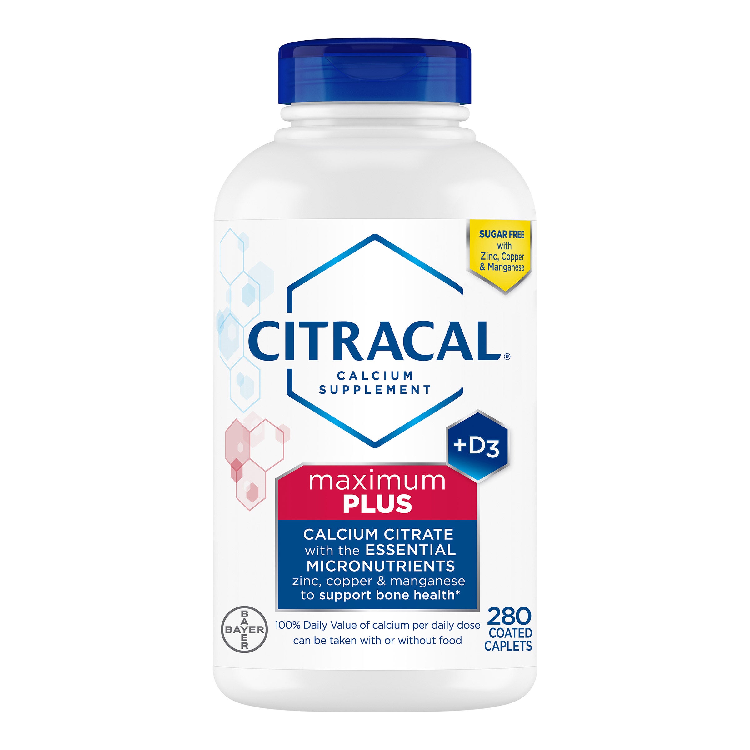 Citracal Maximum Plus Calcium Citrate + D3, 280 Caplets